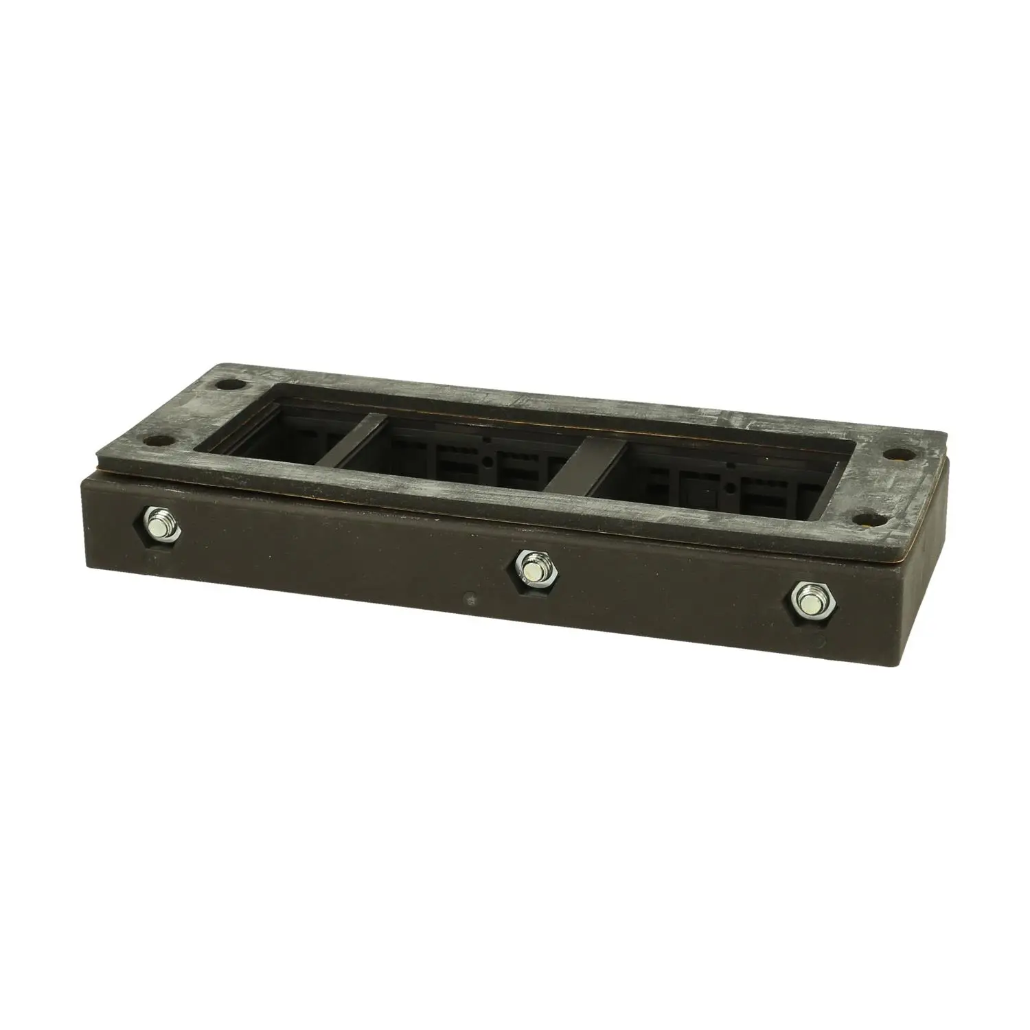 Produktfoto 1 von 48244 icotek KEL-ER Kabeleinführungsleiste Bauform 24 für 2 große Kabeltüllen und 2 kleine Kabeltüllen IP65 bei korrekter Kabeltülle