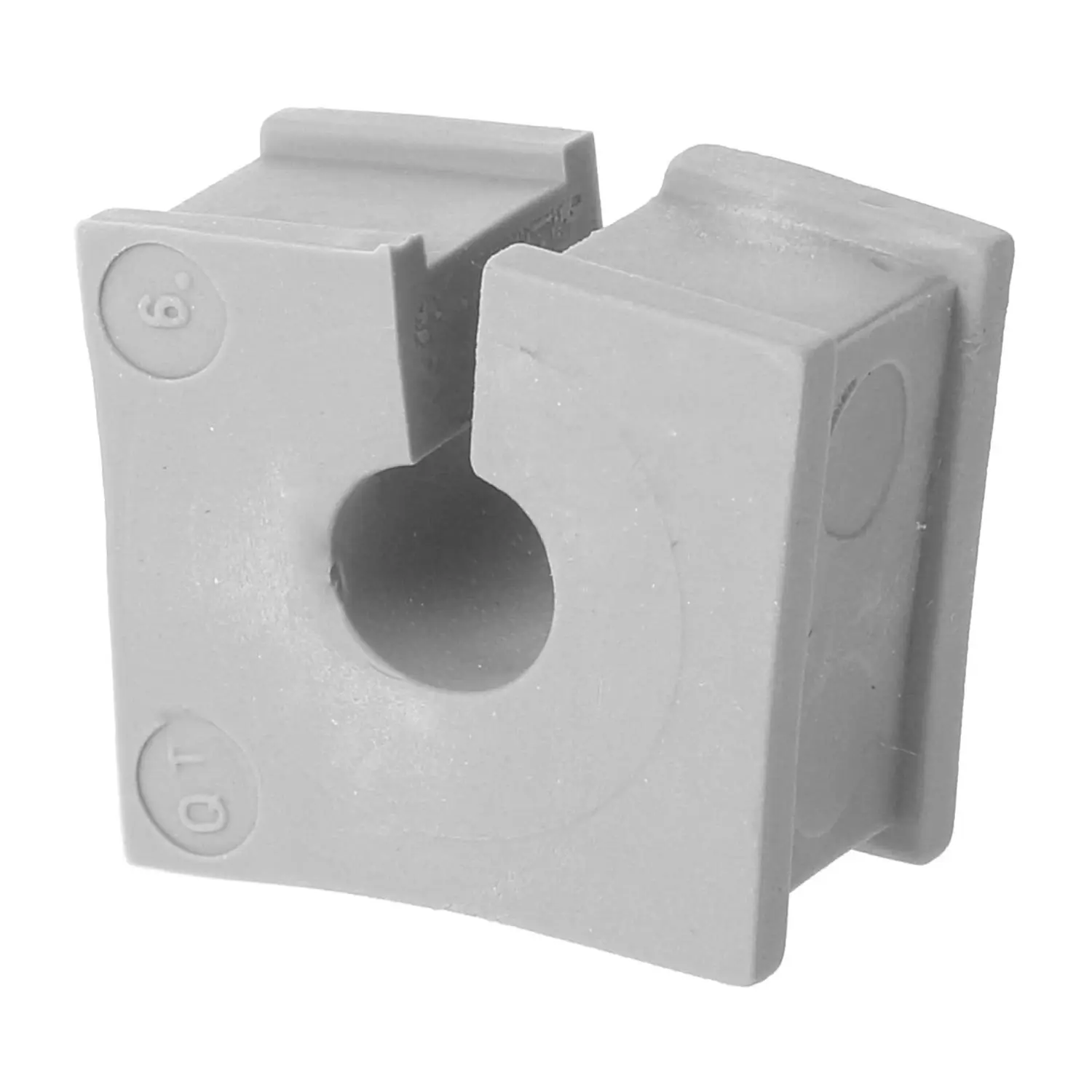 Produktfoto 1 von 42506 icotek  Kabeltülle QT klein Klemmbereich 6,0mm - 7,0mm Temperaturbereich -40°C bis 90°C Farbe grau