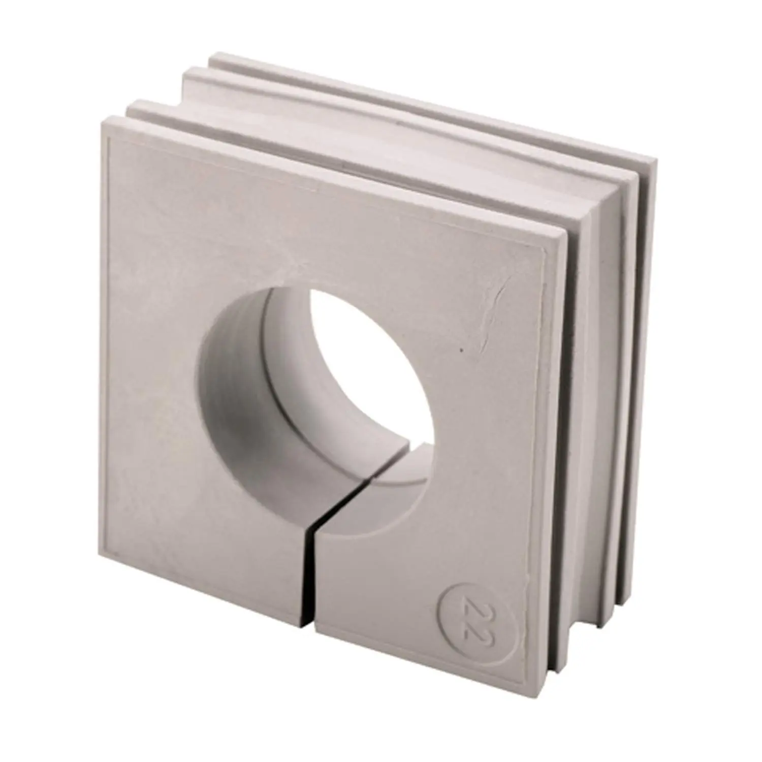 Produktfoto 1 von 41222 icotek  Kabeltülle groß Klemmbereich 22,0mm - 23,0mm Temperaturbereich -40°C bis 90°C Farbe grau