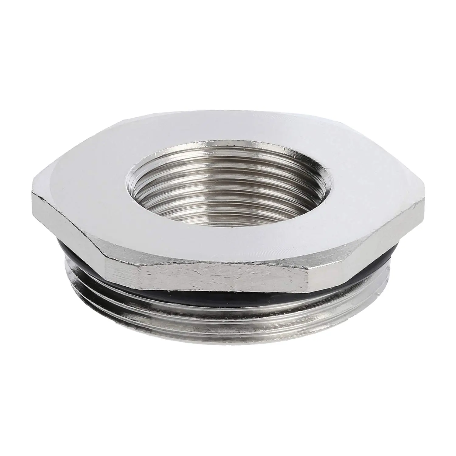 Produktfoto 1 von Reduzierung PG/PG von PG29x1,588 auf PG16x1,41 MRR29/16 Sechskant Messing (CuZn) vernickelt Anschlussgewinde 8,0mm