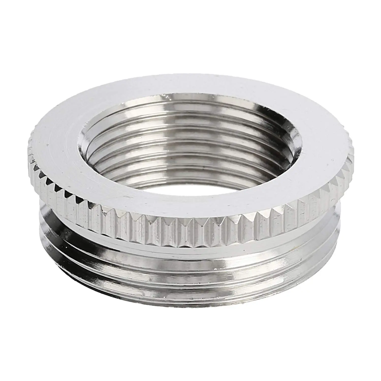 Produktfoto 1 von 10062172 WISKA Reduzierung PG/PG von PG21x1,588 auf PG13,5x1,41 MRR-21/13 rund Messing (CuZn) vernickelt Anschlussgewinde 7,0mm