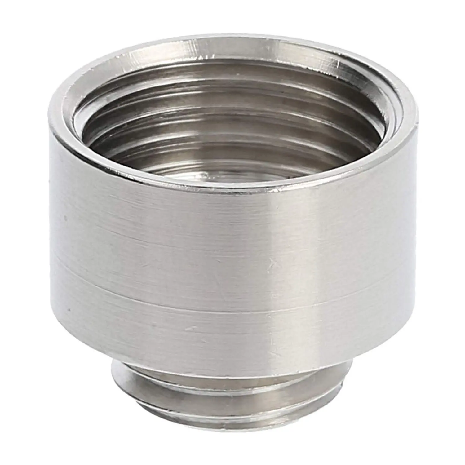 10063953 WISKA Erweiterung M/M von M12x1,5 auf M16x1,5 MRM-M12/M16 rund Messing (CuZn) vernickelt Anschlussgewinde 5,0mm