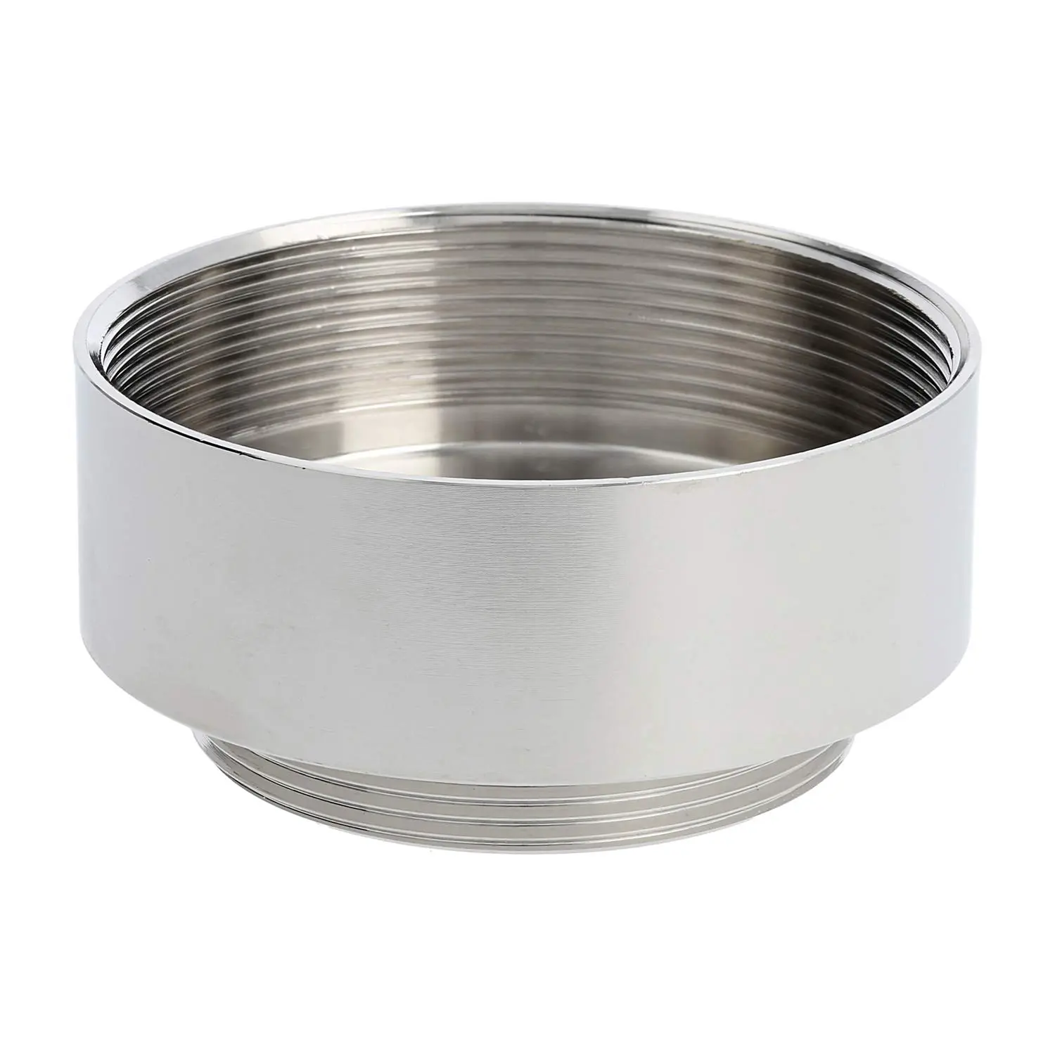 Produktfoto 1 von 10063959 WISKA Erweiterung M/M von M50x1,5 auf M63x1,5 MRM-M50/M63 rund Messing (CuZn) vernickelt Anschlussgewinde 9,0mm