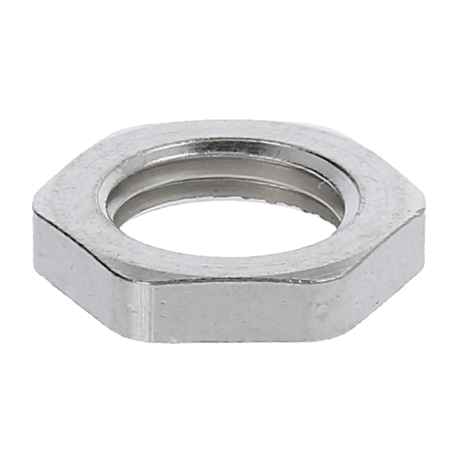 Produktfoto 1 von 52102999 LAPP Gegenmutter M10x1 GMS-M10 Sechskant Messing (CuZn) vernickelt Farbe silber