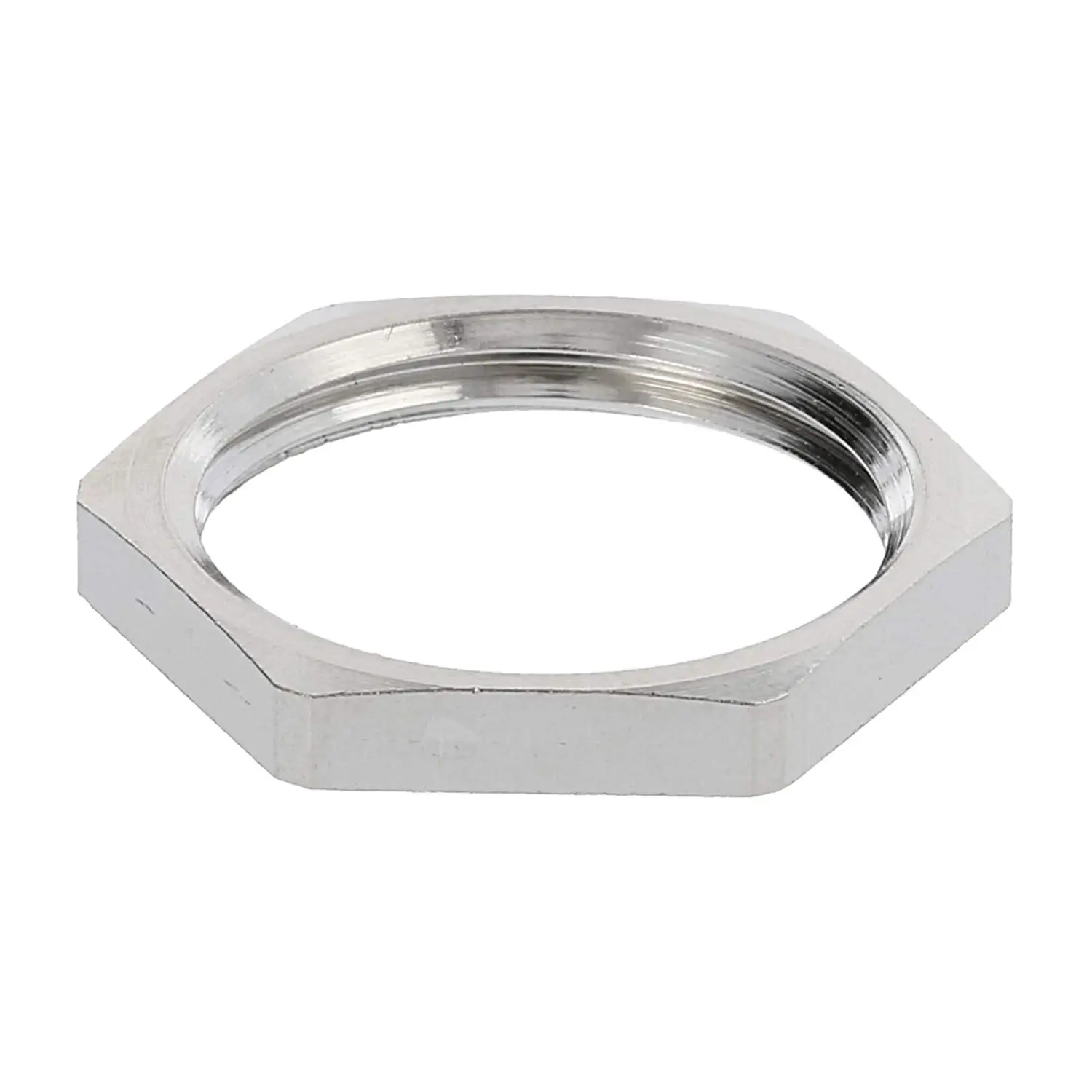 Produktfoto 1 von 10062143 WISKA Gegenmutter PG11x1,41 GMS-11 Sechskant Messing (CuZn) vernickelt Farbe silber