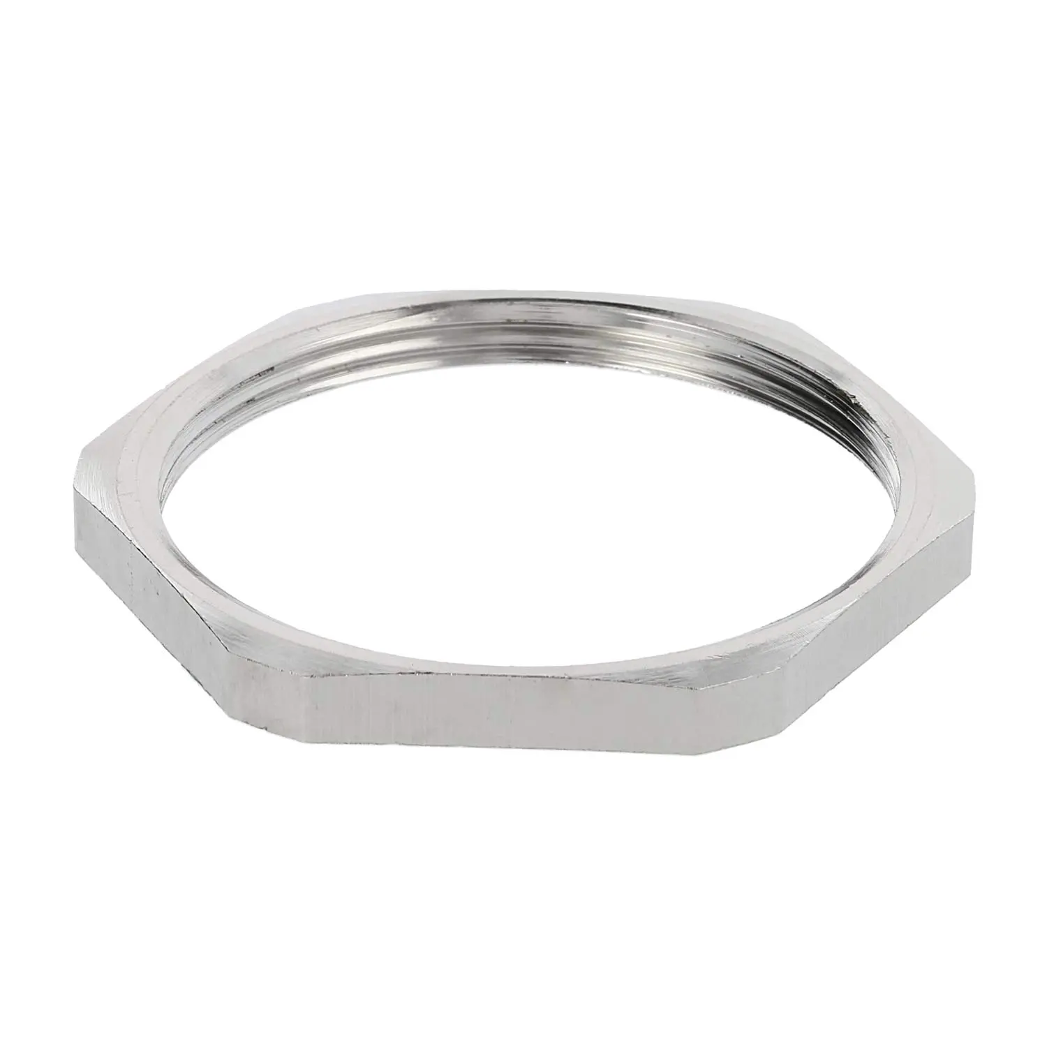 Produktfoto 1 von 10062148 WISKA Gegenmutter PG36x1,588 GMS-36 Sechskant Messing (CuZn) vernickelt Farbe silber