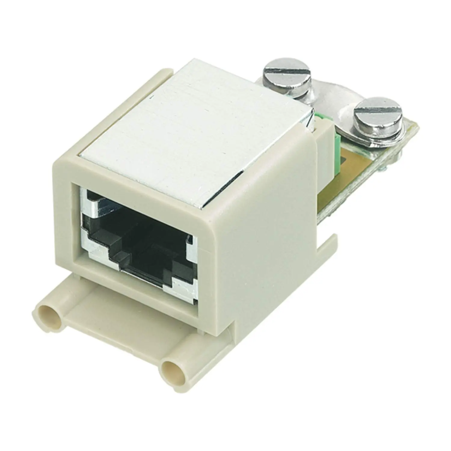 Produktfoto 1 von 09120032770 HARTING Han Brid-RJ45 C Buchseneinsatz (F) Koppler Buchse / Printklemme, 10-polig 2/8 24V, 10A
