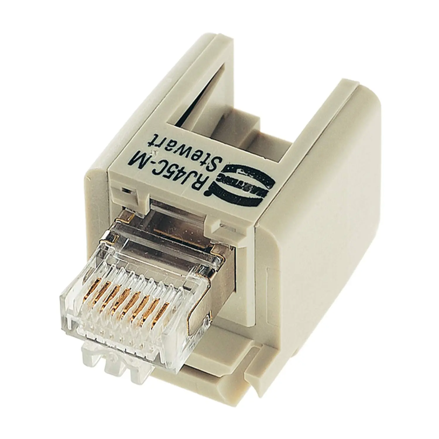 Produktfoto 1 von 09120033021 HARTING Han Brid-RJ45 C Stewart Stifteinsatz (M) Schneidklemmanschluss (IDC-Kontakte), 2 24V, 10A