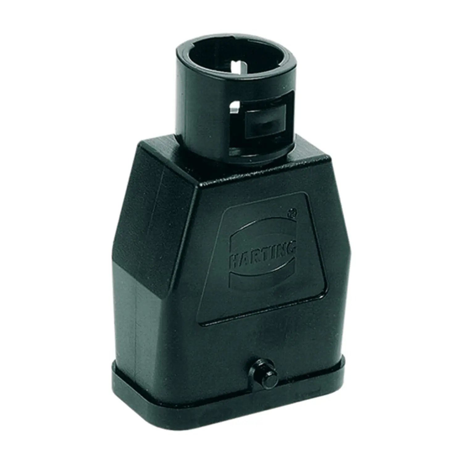 Produktfoto 1 von 09120080428 Harting Han Q Tüllengehäuse für Wellschlauch 18,0mm, 1 gerader Kabelabgang, für 1 Bügel (am Unterteil)