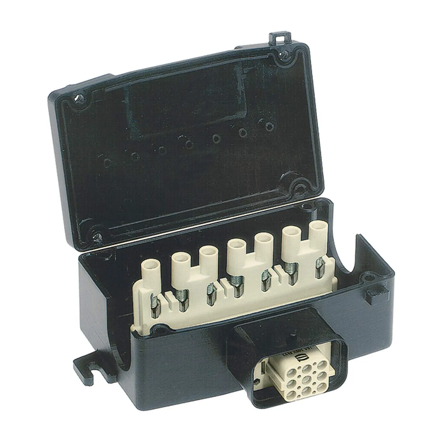 Produktfoto 1 von 09120084801 HARTING Power S Abzweig 1 x Q8 im Tüllengehäuse