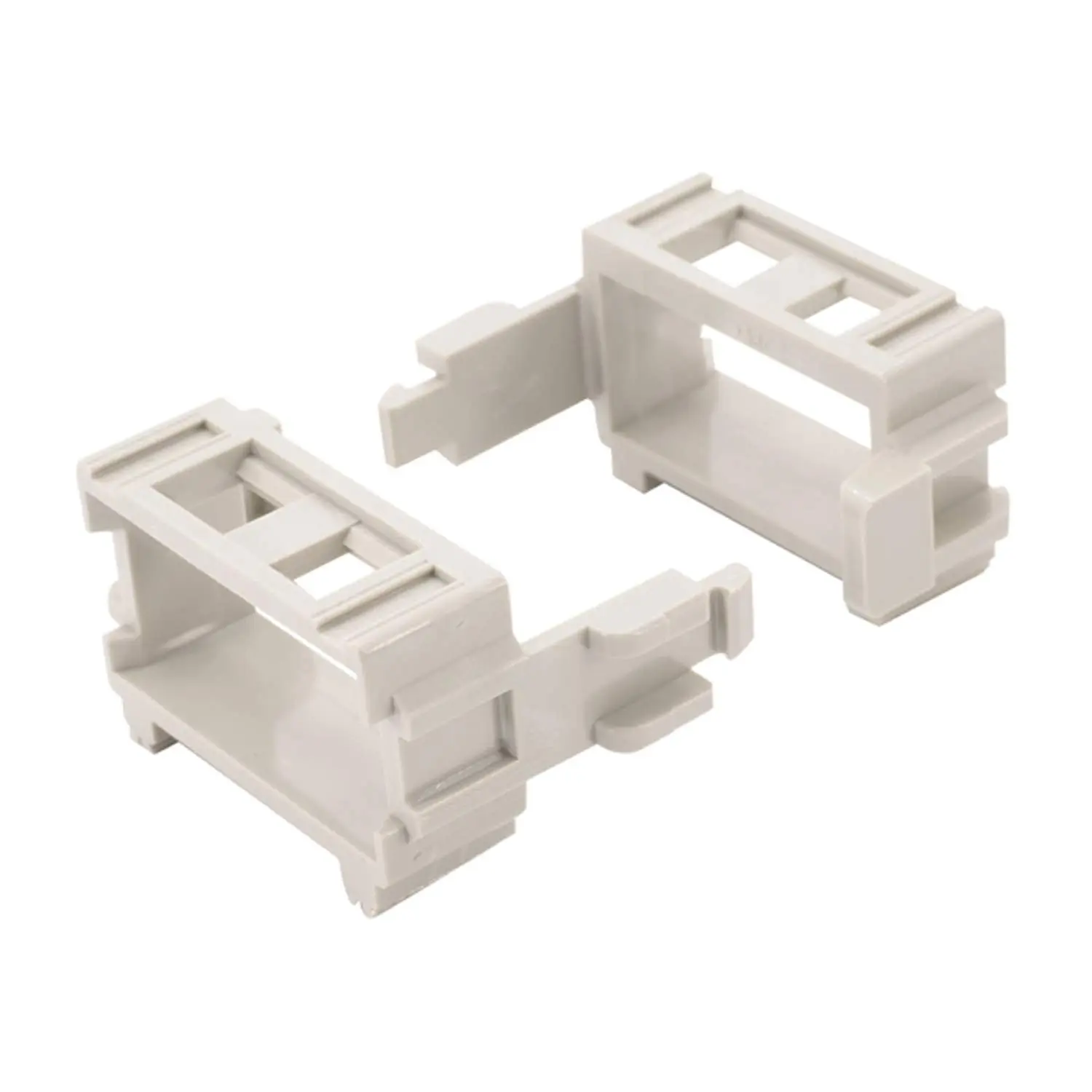 Produktfoto 1 von 09140000311 HARTING Modular Verriegelung ohne Zugentlastung 2-teilig passend für Einzelmodule Werkstoff Polycarbonat (PC)