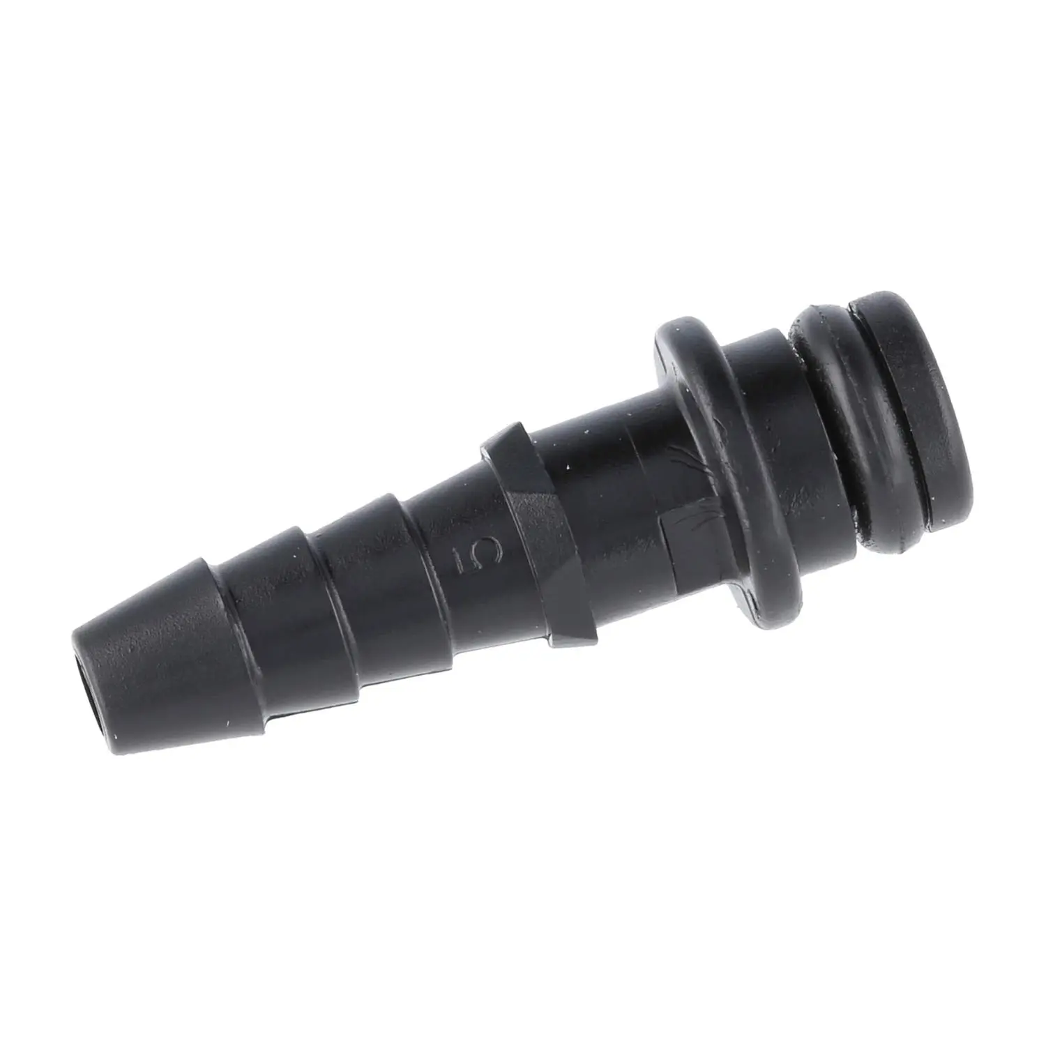 Produktfoto 1 von 09140006153 HARTING Pneumatik-Kontakt ohne Absperrventil Kontaktstift (M) Schlauch-Innendurchmesser 4,0mm schwarz, 1 Stück Werkstoff Delrin Acetal