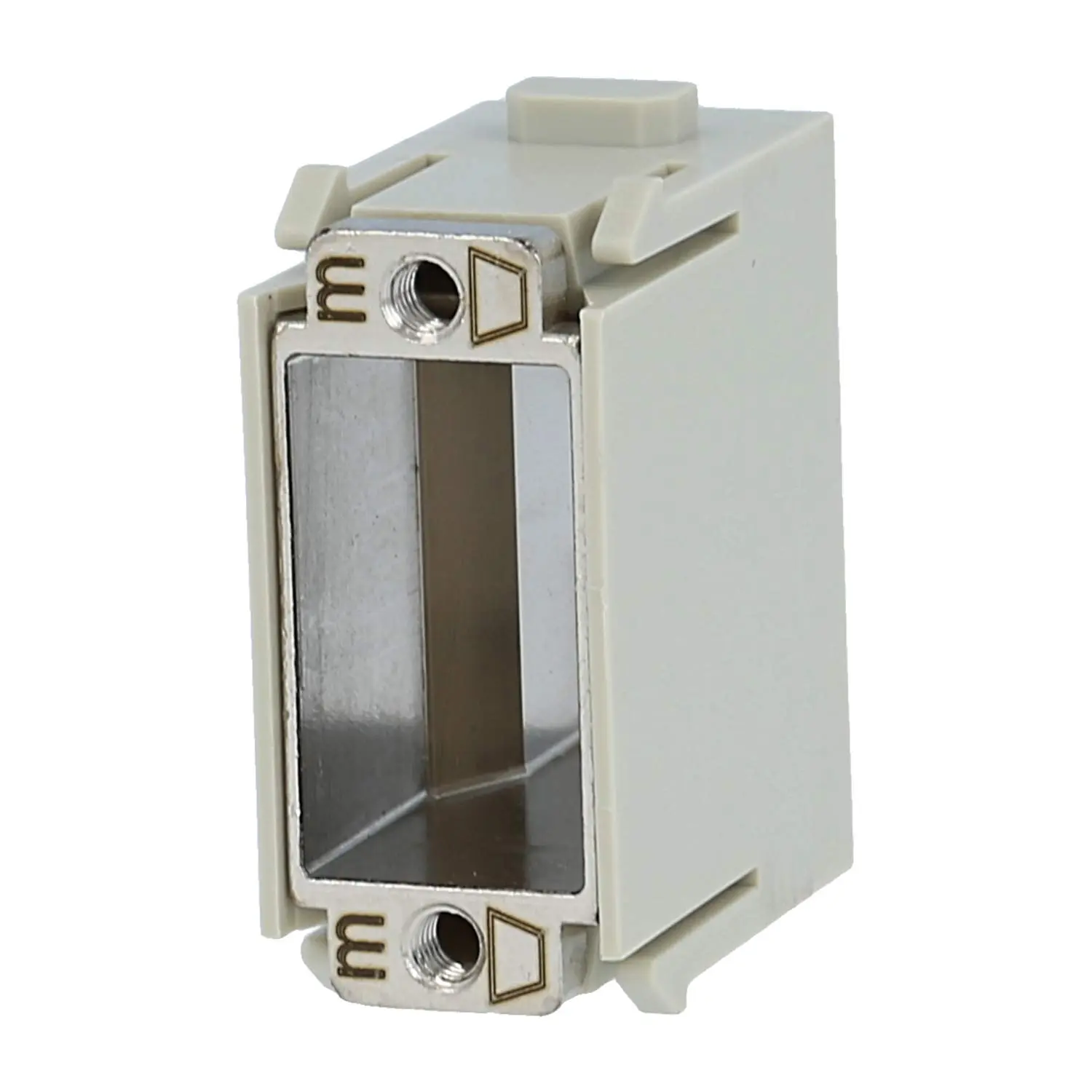 Produktfoto 1 von 09140009930 HARTING Han D-Sub Modul für 1 Kabel Stifteinsatz (M) Steckzyklen >=500 Temperaturbereich -40°C bis 125°C