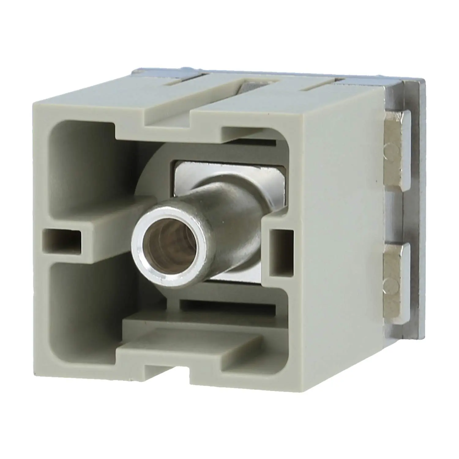 Produktfoto 1 von 09140012668 HARTING Han 200 Ampere Modul (PE) Stifteinsatz (M) Axialschraubanschluss, 1-polig 1000V, 200A