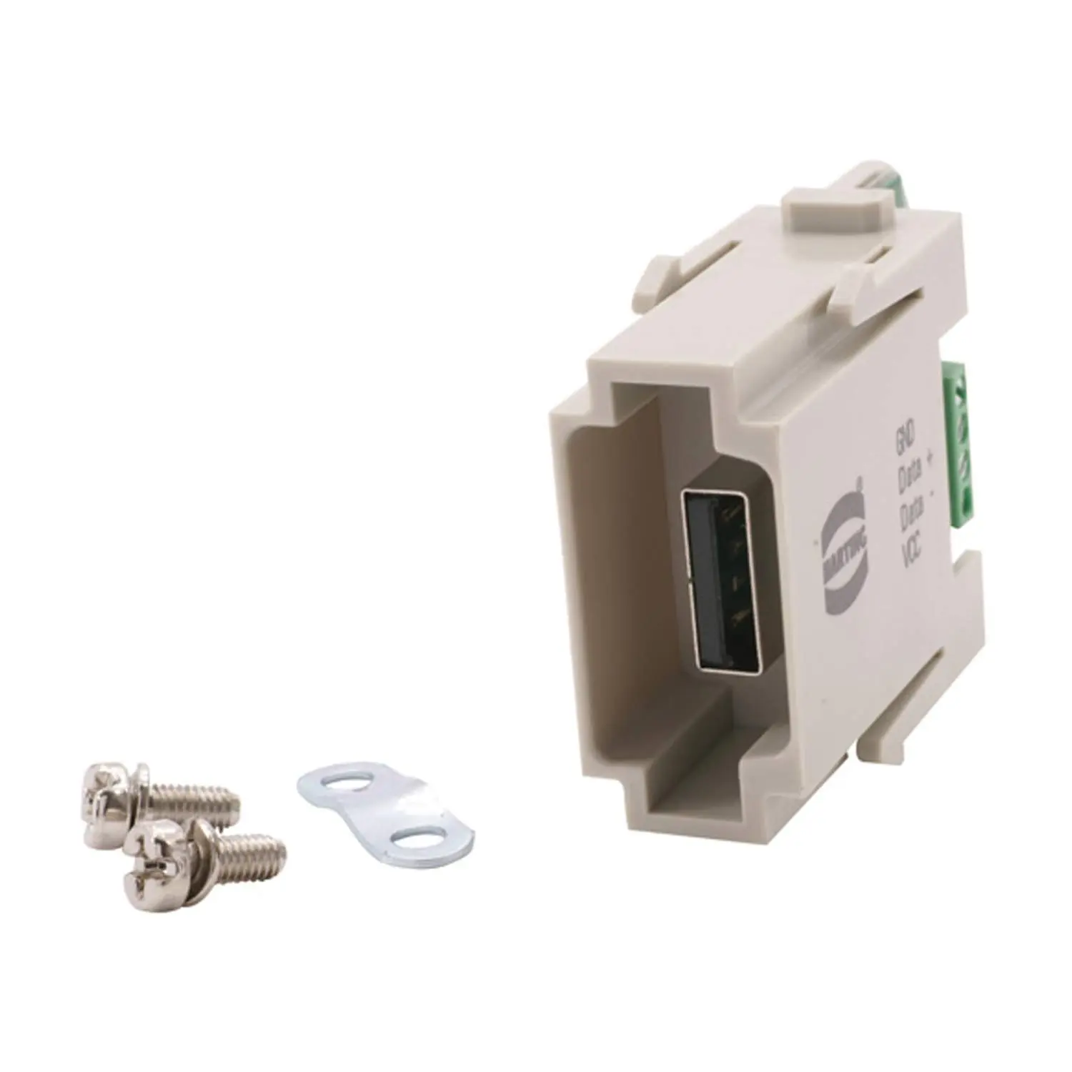 Produktfoto 1 von 09140014651 HARTING Han USB 2.0 Modul für Schraubanschluss Stifteinsatz (M) Schraubanschluss, 4-polig 50V, 1A