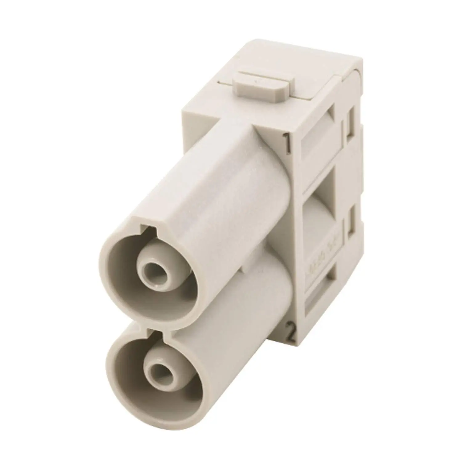 Produktfoto 1 von 09140022641 HARTING Han 70 Ampere Modul Stifteinsatz (M) Axialschraubanschluss, 2-polig 1000V, 70A