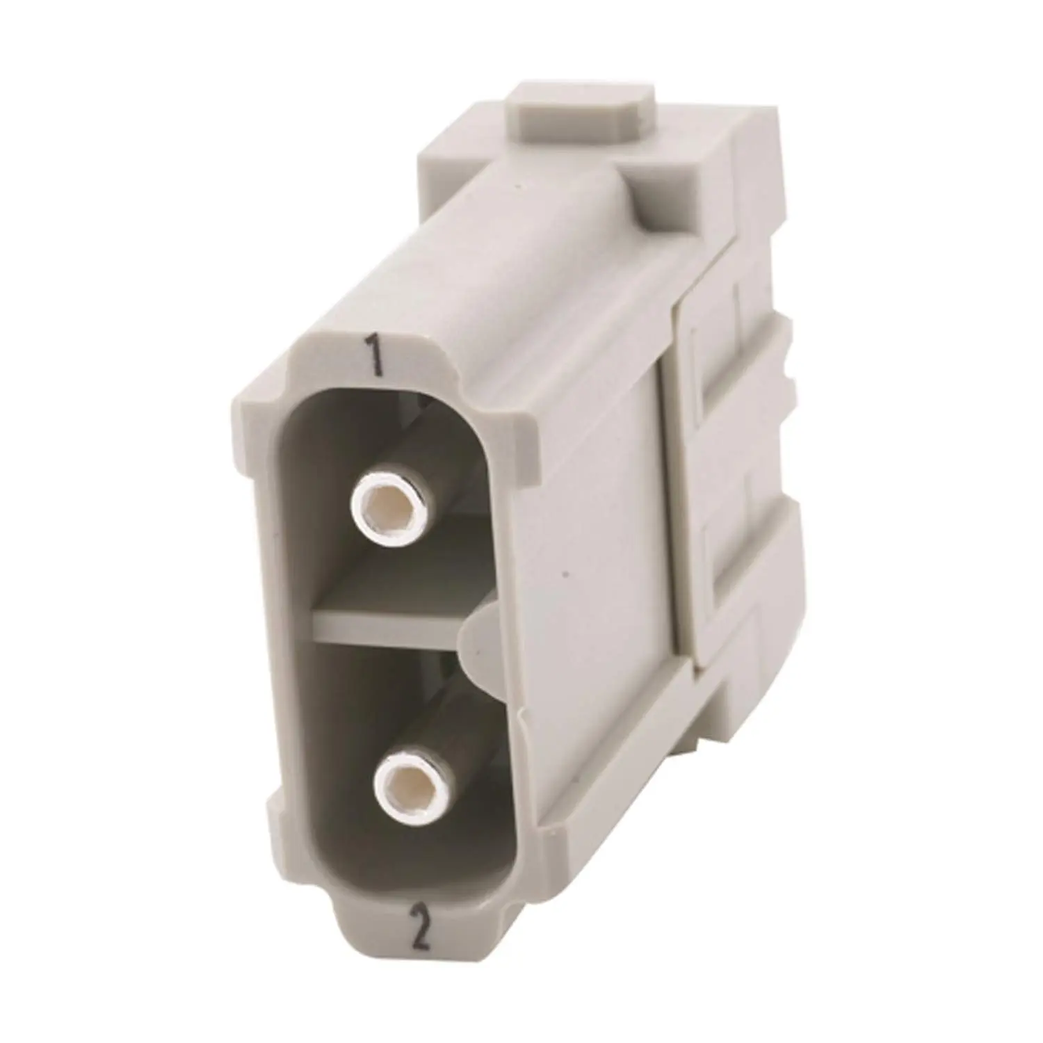 Produktfoto 1 von 09140022601 HARTING Han 40 Ampere Modul Stifteinsatz (M) Axialschraubanschluss, 2-polig 1000V, 40A