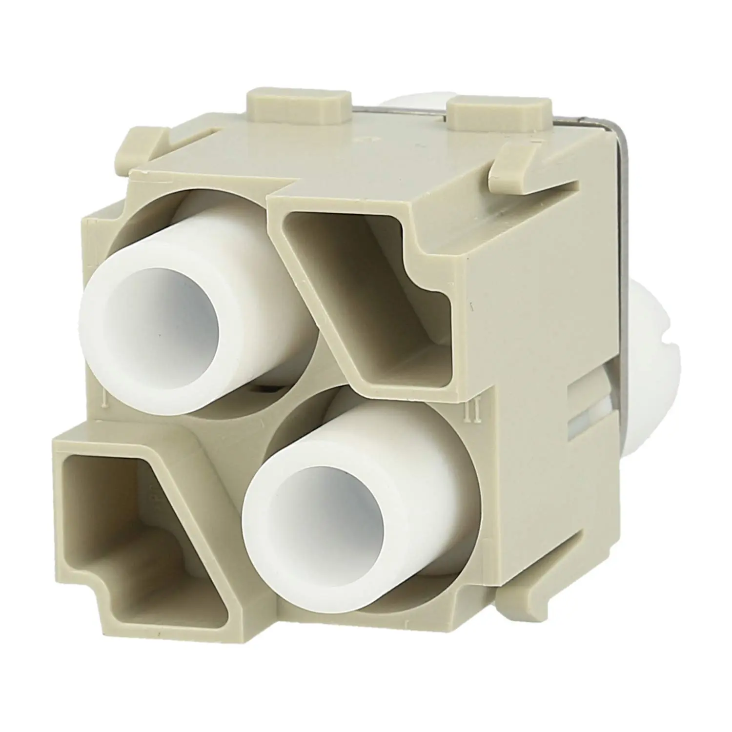 Produktfoto 1 von 09140023021 HARTING Han HV Modul Stifteinsatz (M) Crimpanschluss, 2-polig 2900V/5000V, 16A