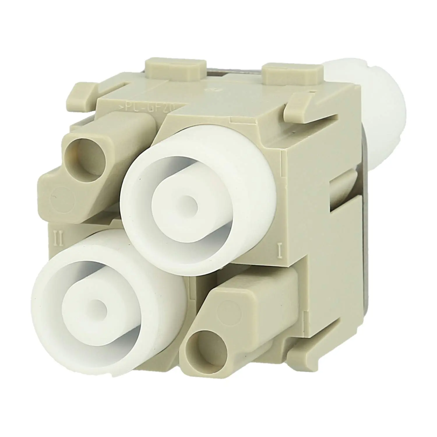 Produktfoto 1 von 09140023121 HARTING Han HV Modul Buchseneinsatz (F) Crimpanschluss, 2-polig 2900V/5000V, 16A