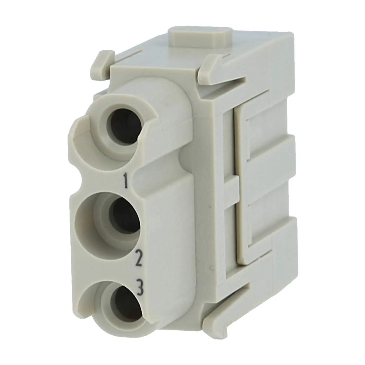 Produktfoto 1 von 09140033103 HARTING Han C Modul Buchseneinsatz (F) Crimpanschluss, 3-polig 690V, 40A