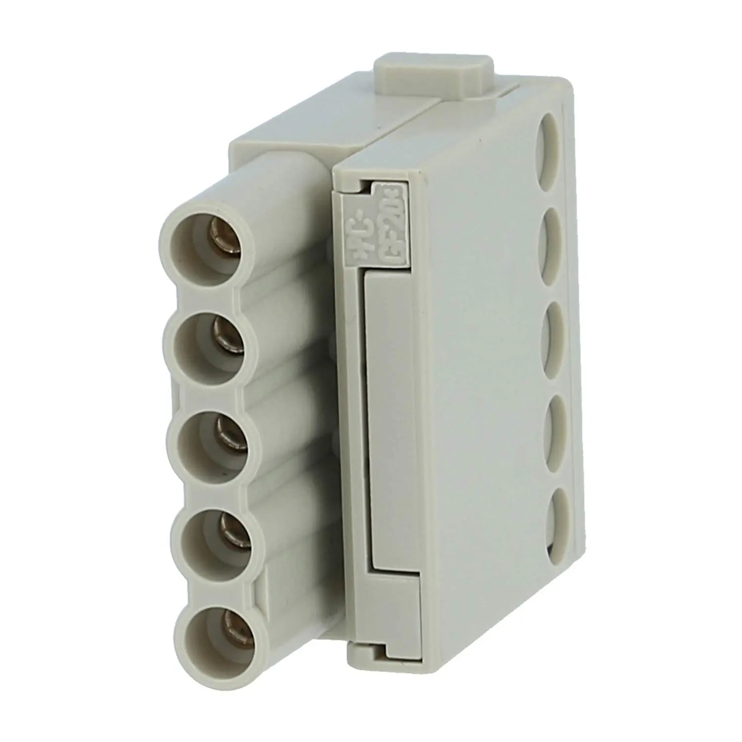 Produktfoto 1 von 09140052701 HARTING Han E Modul Buchseneinsatz (F) Schraubanschluss, 5-polig 230V/400V, 16A