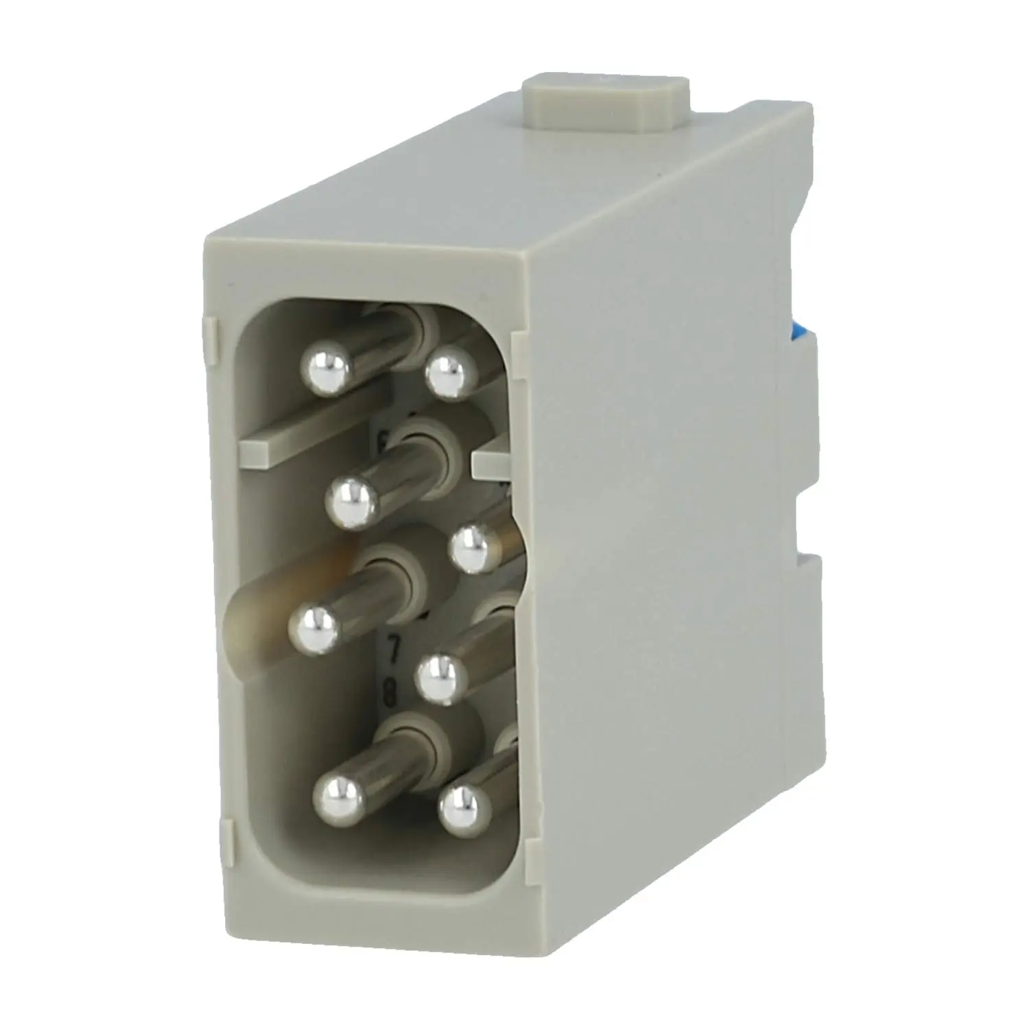 Produktfoto 1 von 09140082633 HARTING Han EE Modul Stifteinsatz (M) Quick-Lock-Anschluss, 8-polig 400V, 16A