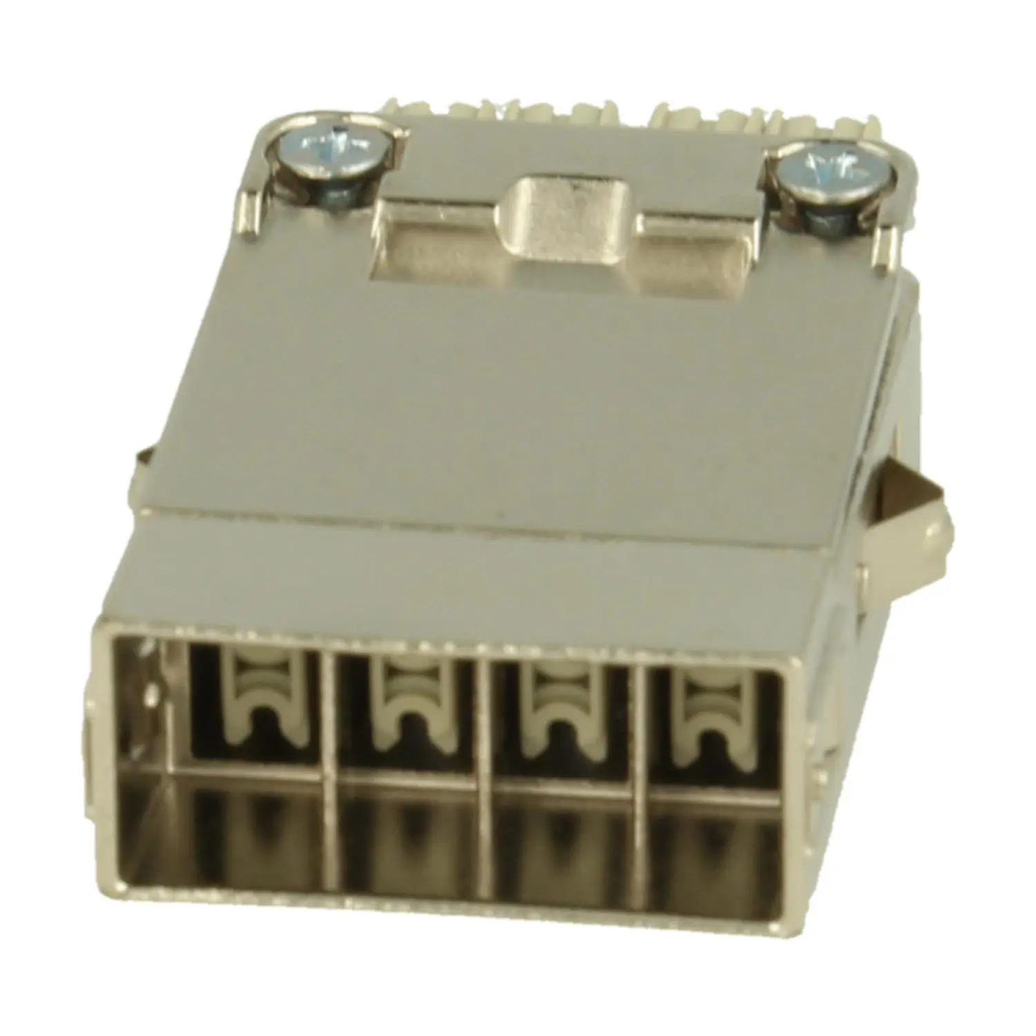 Produktfoto 1 von 09140083012 HARTING Han GigaBit Modul Cat.6A + Schirm GND Stifteinsatz (M) Crimpanschluss, 8-polig+Schirmung 50V, 5A
