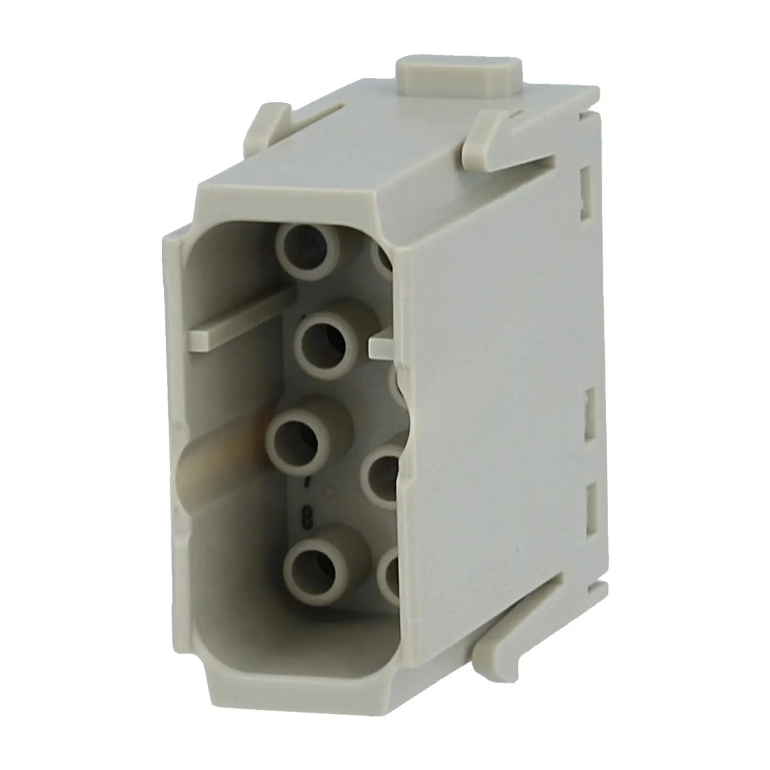 Produktfoto 1 von 09140083001 HARTING Han EE Modul Stifteinsatz (M) Crimpanschluss, 8-polig 400V, 16A