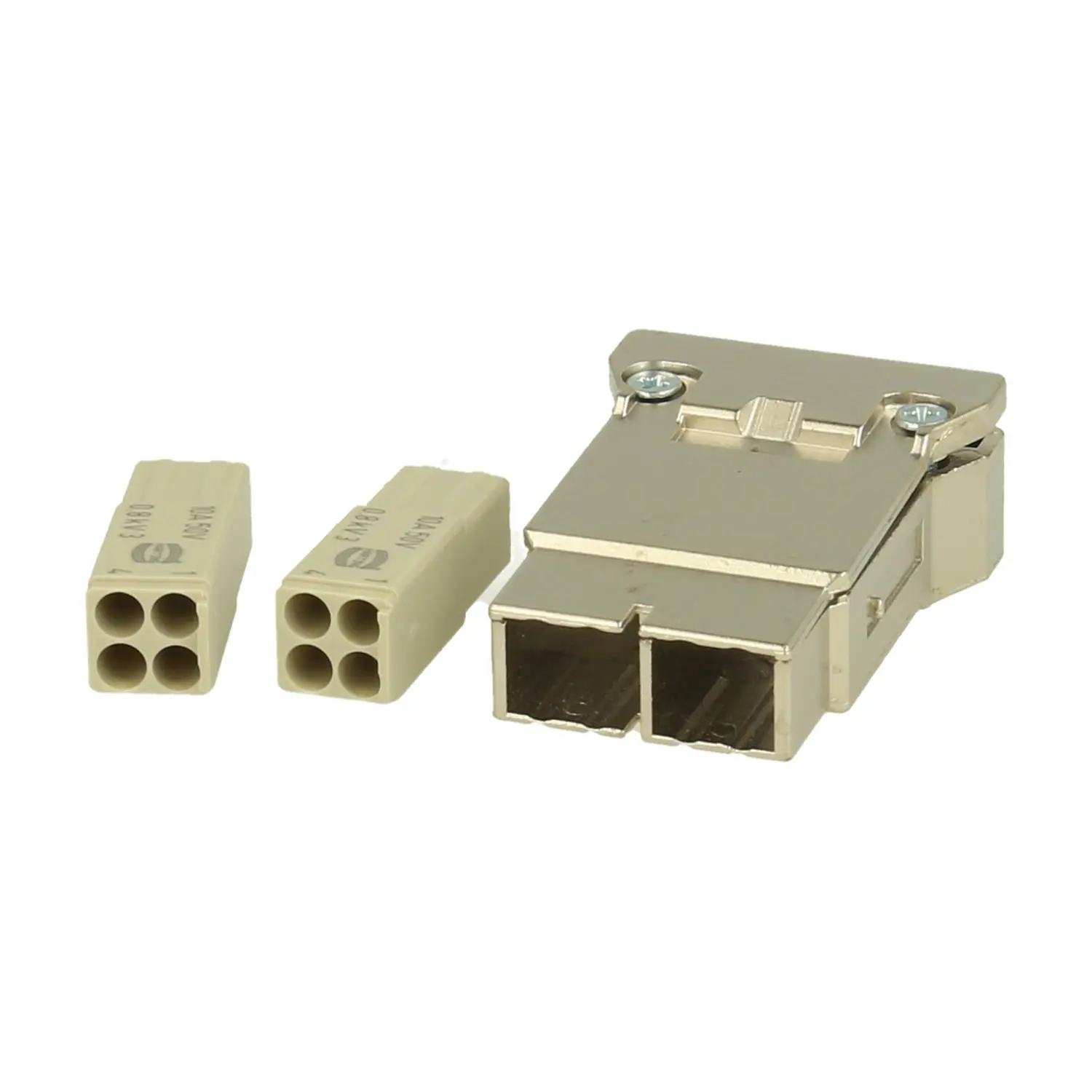 Produktfoto 1 von 09140083121 HARTING Han MegaBit Modul für 1 Kabel Buchseneinsatz (F) Crimpanschluss, 8-polig+Schirmung 50V, 10A