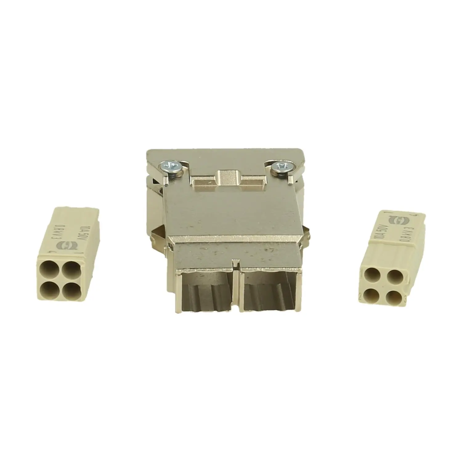 Produktfoto 1 von 09140083122 HARTING Han MegaBit Modul für 1 Kabel + Schirm GND Buchseneinsatz (F) Crimpanschluss, 8-polig+Schirmung 50V, 10A