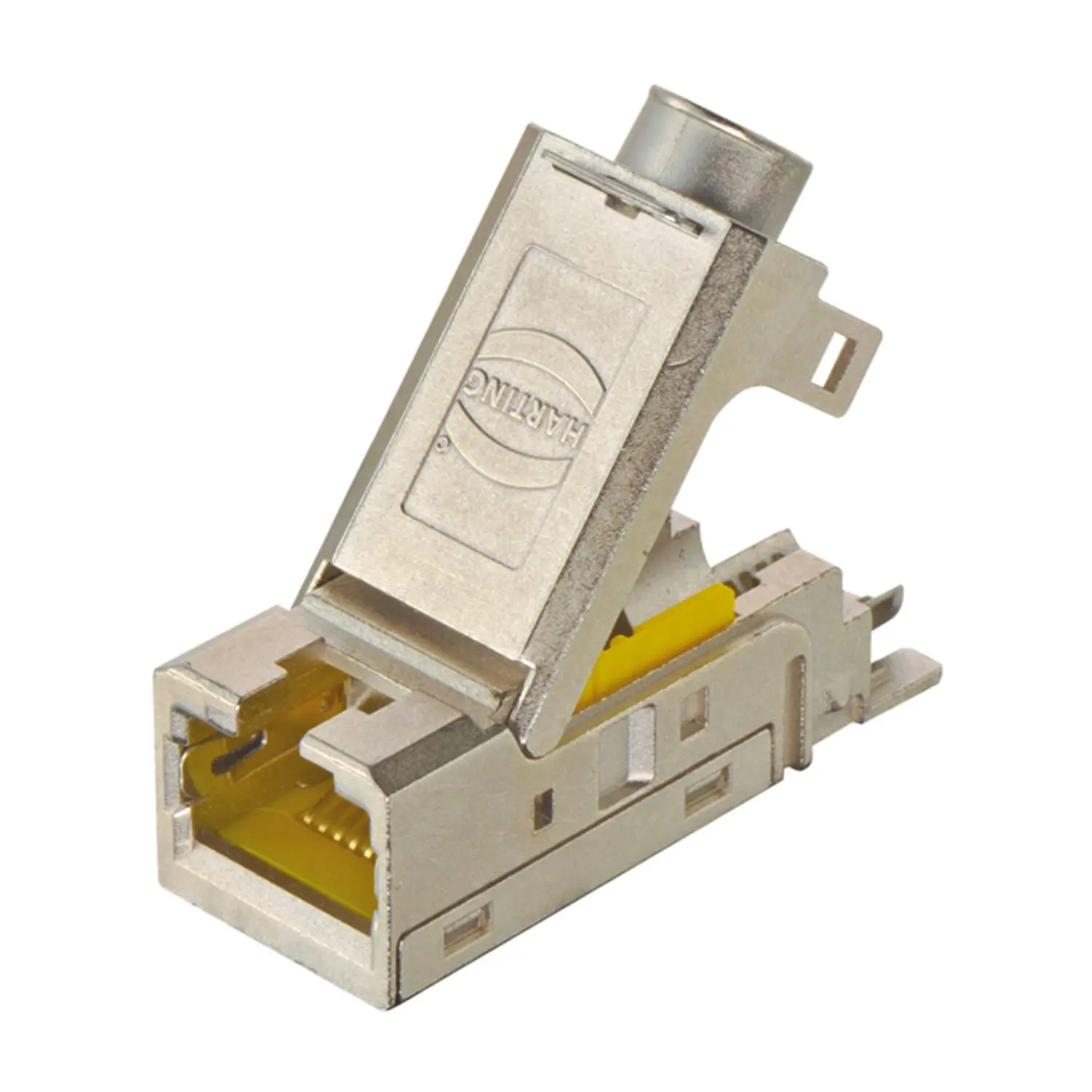 Produktfoto 1 von 09140084720 HARTING Han RJ45 Kabelbuchse Cat.6A Buchseneinsatz (F) Han preLink Abschlussblock, 8-polig 50V, 1A