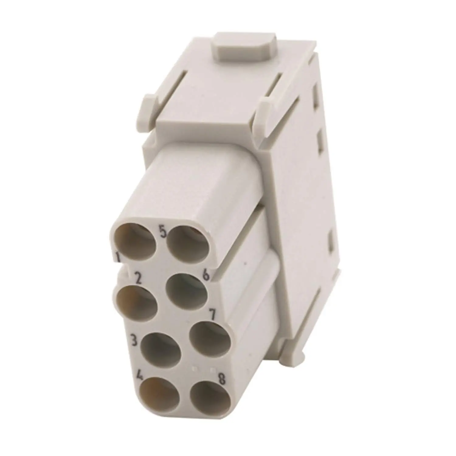 Produktfoto 1 von 09140083101 HARTING Han EE Modul Buchseneinsatz (F) Crimpanschluss, 8-polig 400V, 16A