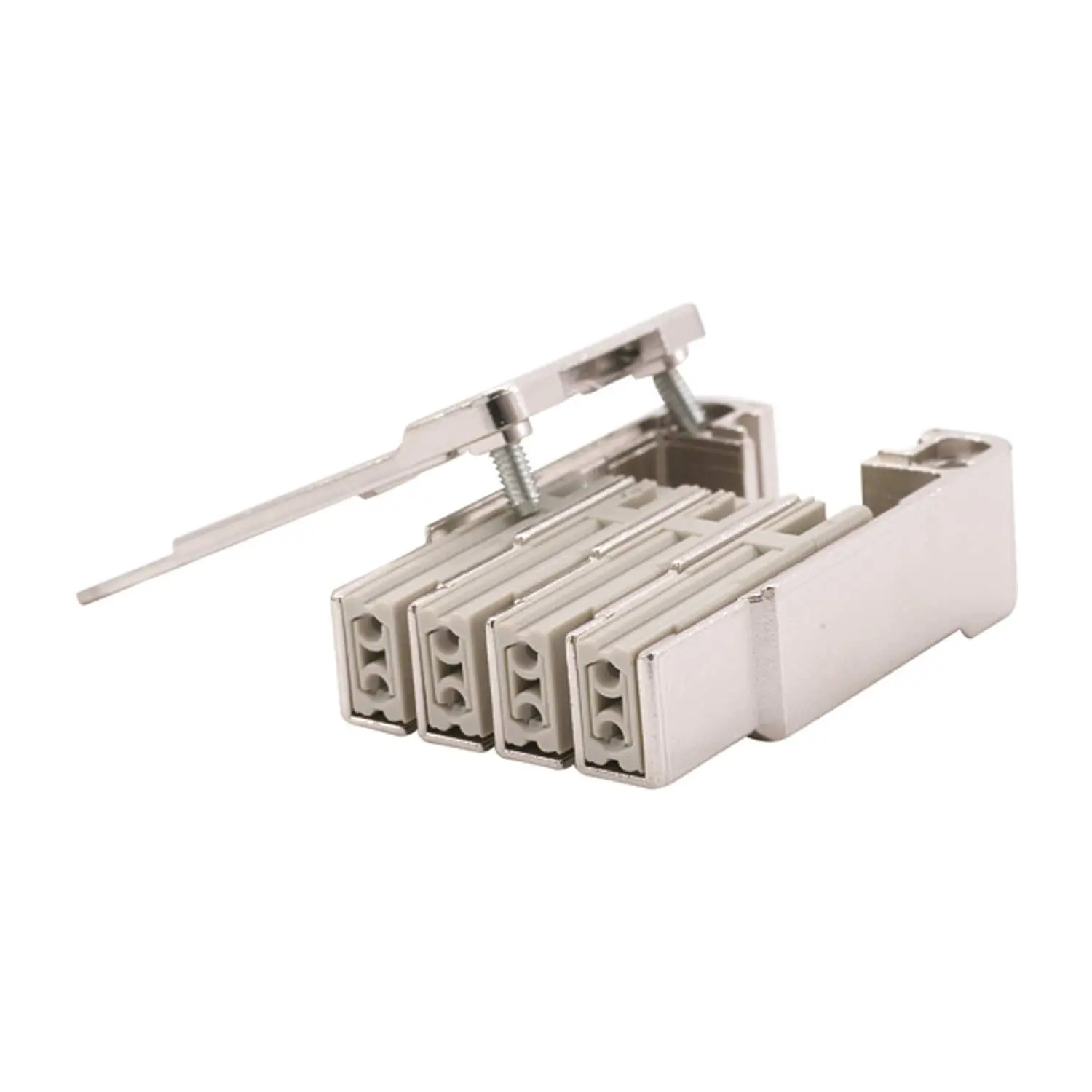 Produktfoto 1 von 09140083111 HARTING Han GigaBit Modul Cat.6A Buchseneinsatz (F) Crimpanschluss, 8-polig+Schirmung 50V, 5A