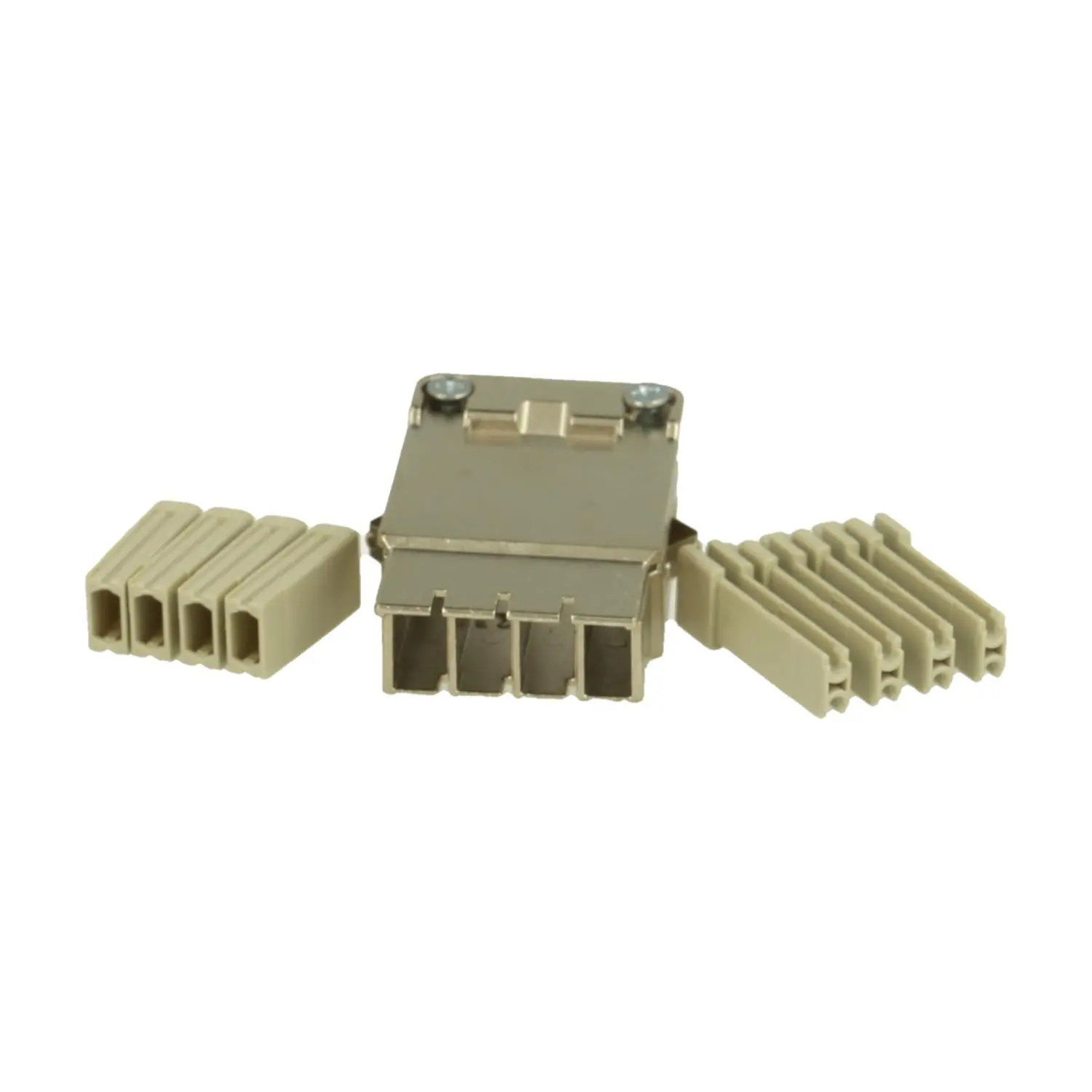 Produktfoto 1 von 09140083112 HARTING Han GigaBit Modul Cat.6A + Schirm GND Buchseneinsatz (F) Crimpanschluss, 8-polig+Schirmung 50V, 5A
