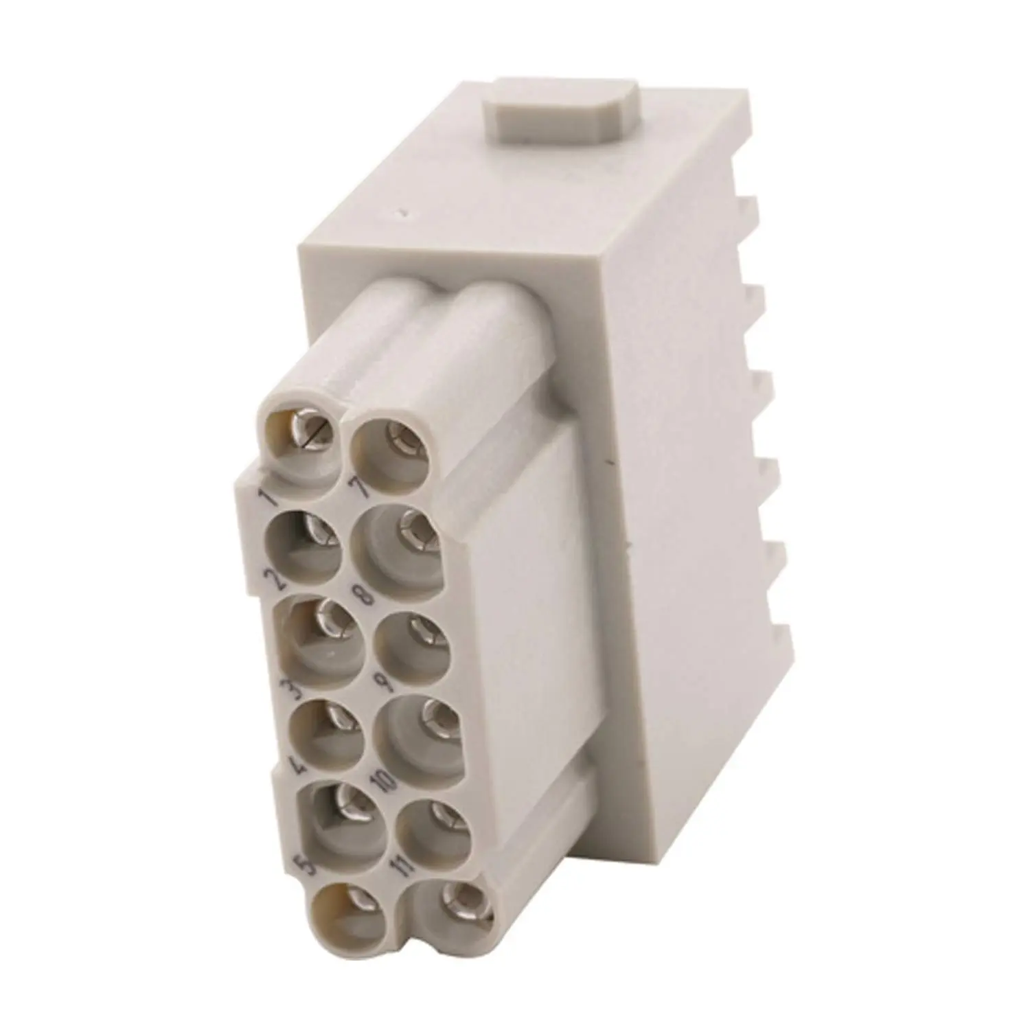 Produktfoto 1 von 09140122732 HARTING Han DD Modul Buchseneinsatz (F) Quick-Lock-Anschluss, 12-polig 250V, 10A