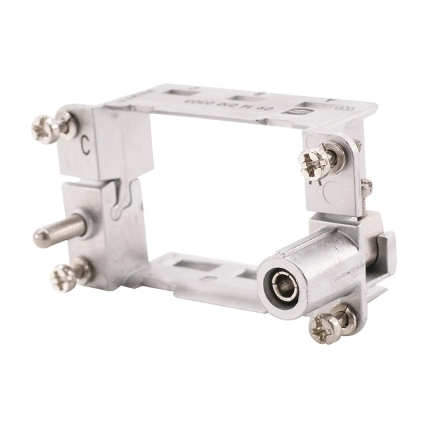 Produktfoto 1 von 09140100303 HARTING Han Gelenkrahmen (M), Baugröße 10B Stift, für 3 Module Querschnitt PE 1mm² - 2,5mm² / 4mm² - 10mm² Temperaturbereich -40°C bis 125°C