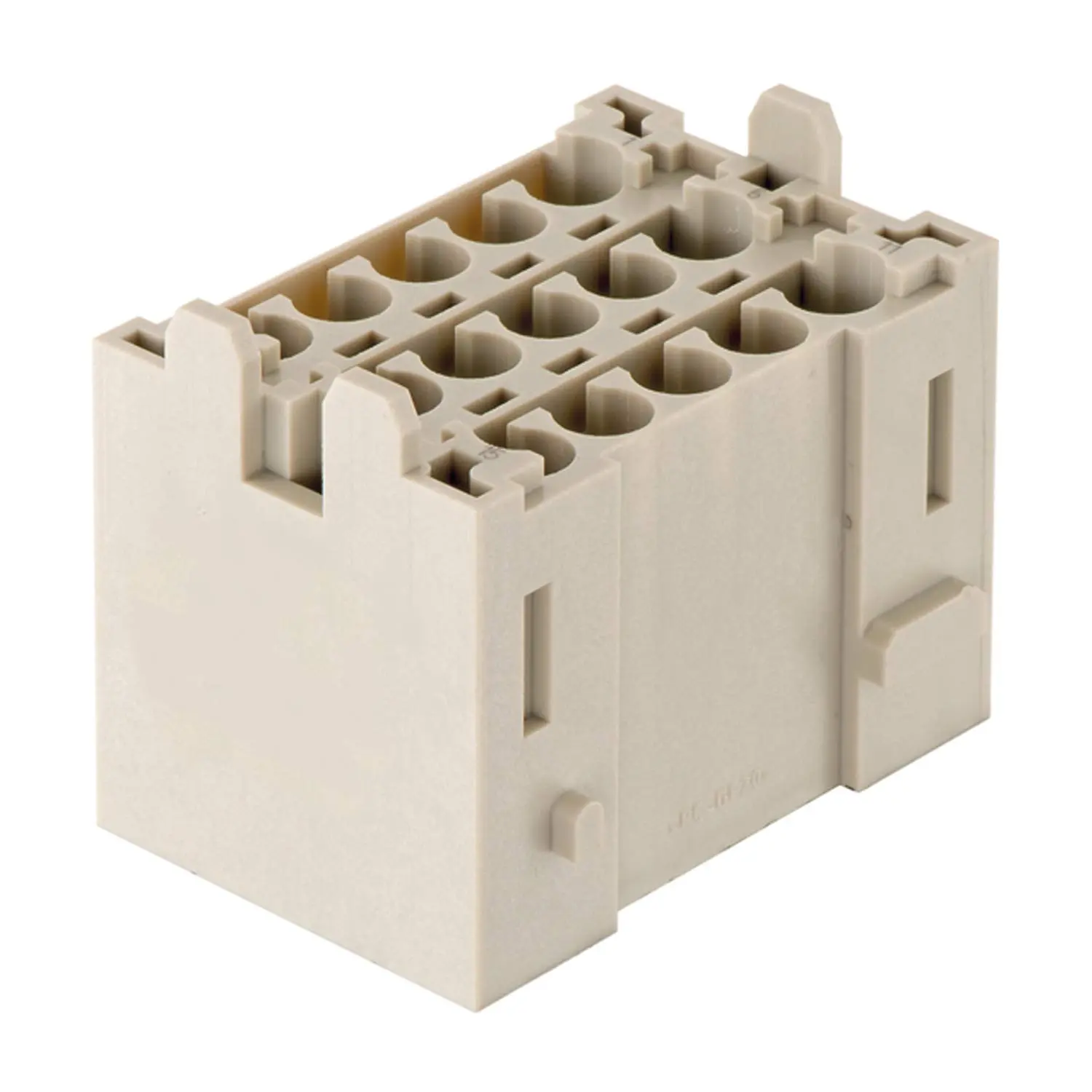 09140153101 HARTING Han-Yellock Brückenblock Buchseneinsatz (F) Crimpanschluss, 15-polig 500V, 16A