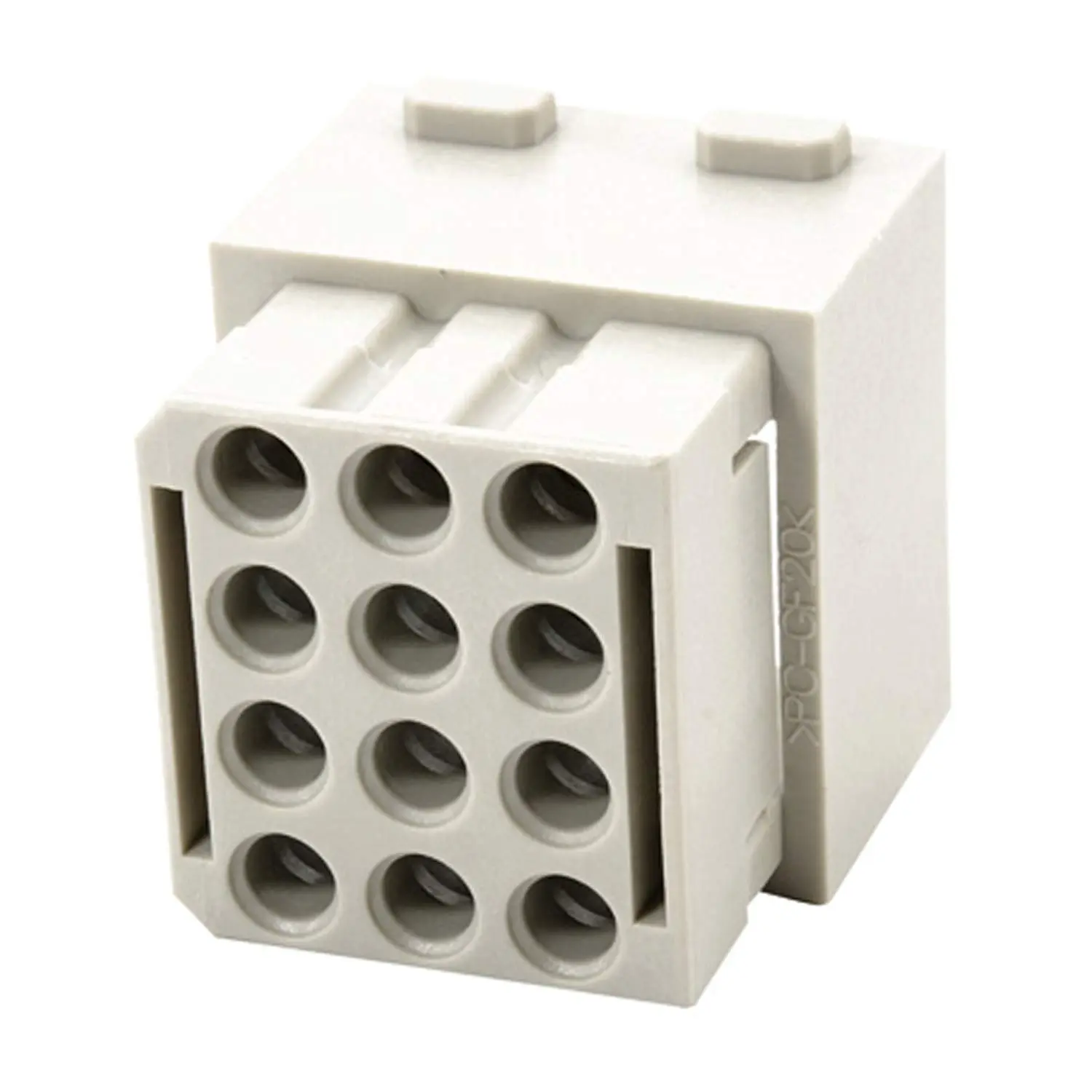 Produktfoto 1 von 09140124512 HARTING Han Multikontaktmodul Buchseneinsatz (F) Löt- / Crimpanschluss, 12-polig 50V, 1,5A