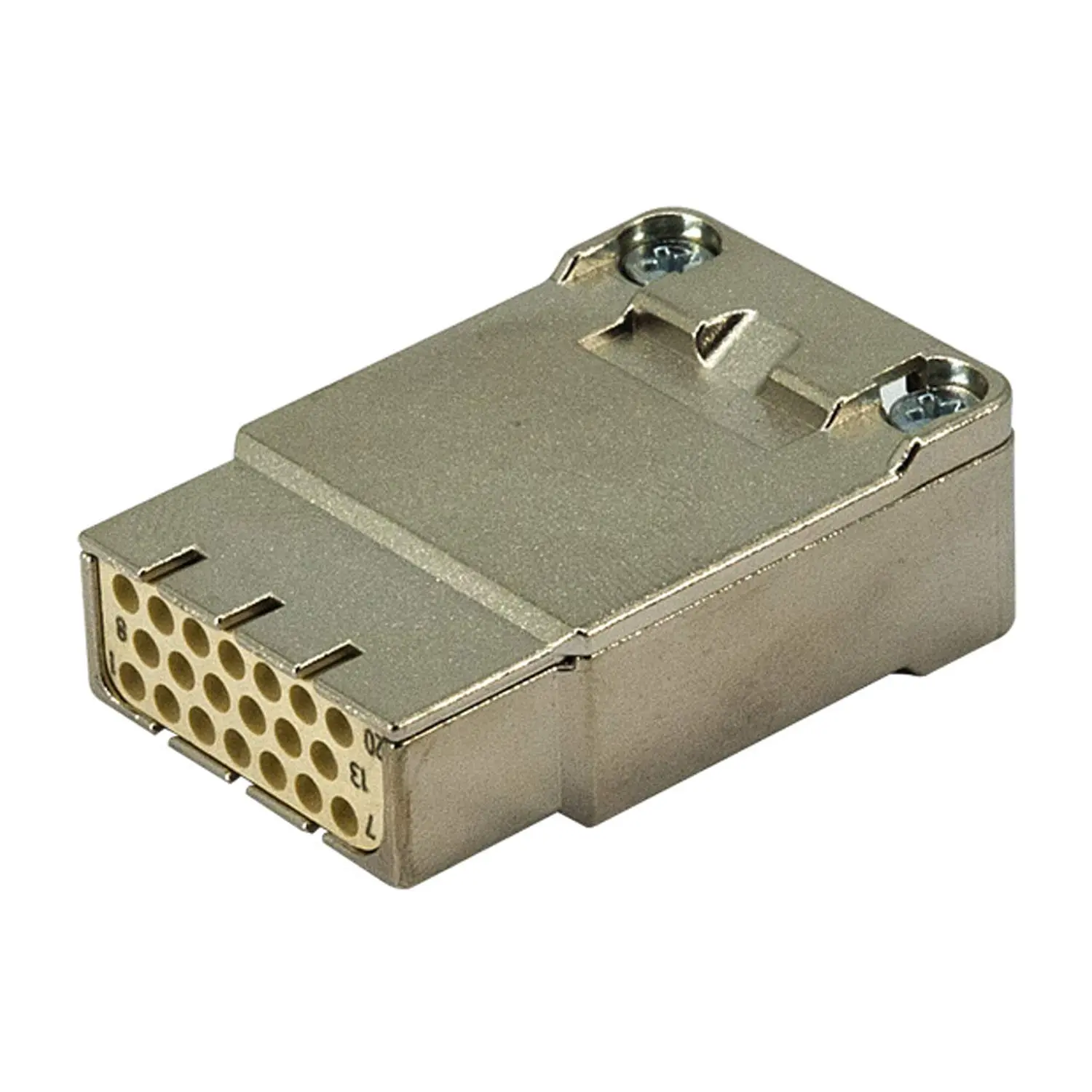 Produktfoto 1 von 09140203113 HARTING Han Shielded Modul Buchseneinsatz (F) Crimpanschluss, 20-polig+Schirmung 32V, 4A
