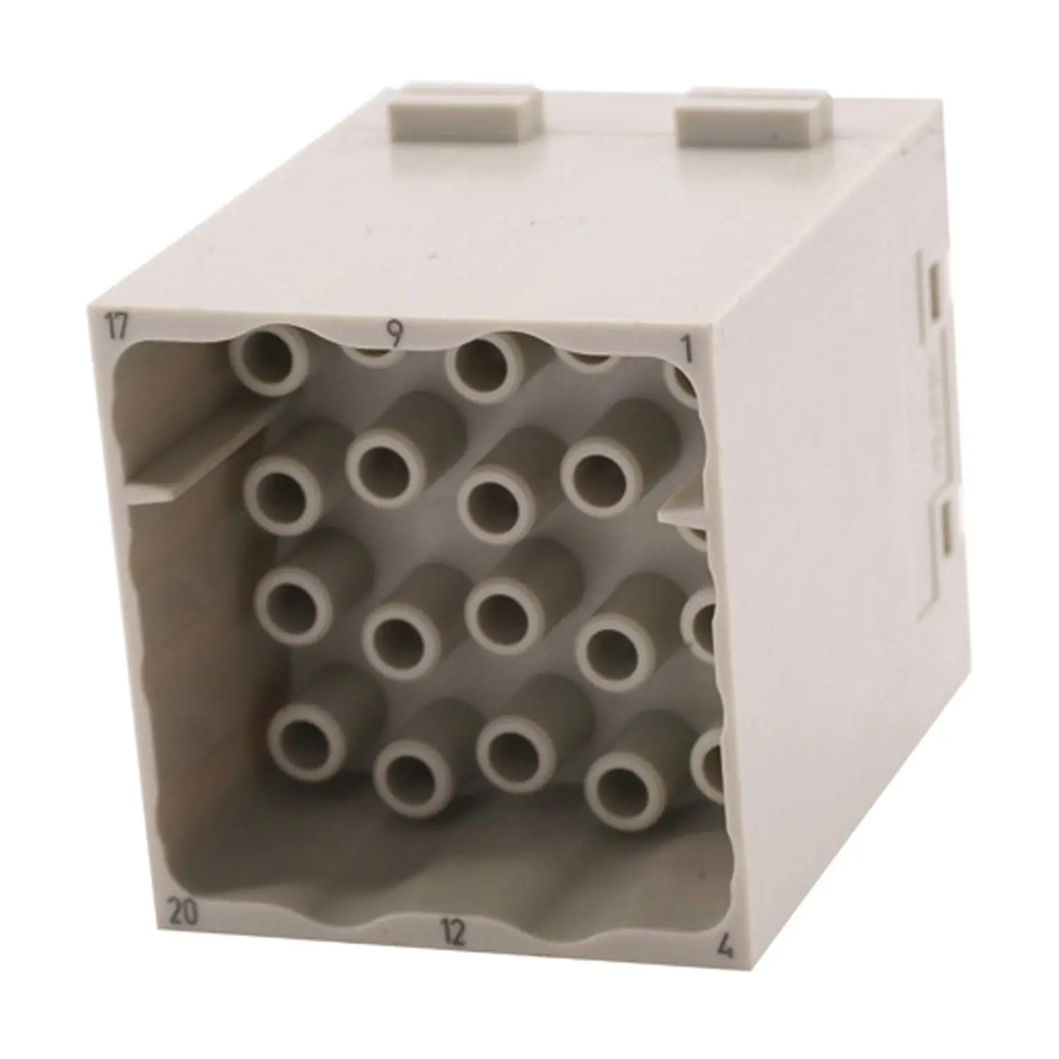 Produktfoto 1 von 09140203001 HARTING Han EEE Modul Stifteinsatz (M) Crimpanschluss, 20-polig 500V, 16A