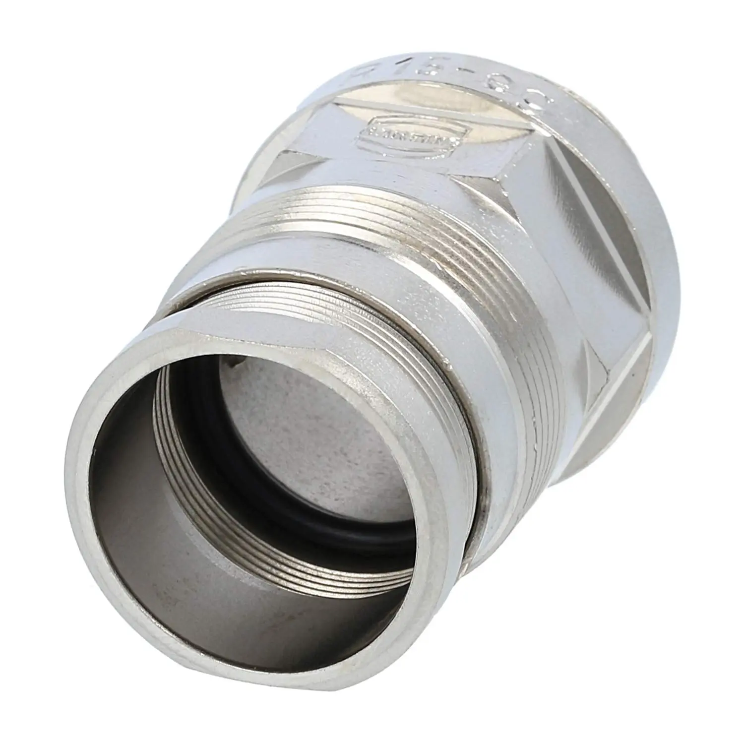 Produktfoto 1 von 09150000121 HARTING R15 Gerätesteckverbinder gerade Stift / Buchse Vorderwand Farbe silber