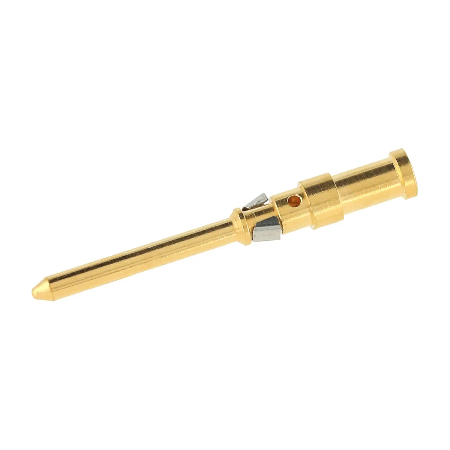 Produktfoto 1 von 09150006124 HARTING D-Crimpkontakt Kontaktstift (M) 0,14mm² - 0,37mm² AWG26 - AWG22 gold, 1 Stück Werkstoff Kupferlegierung