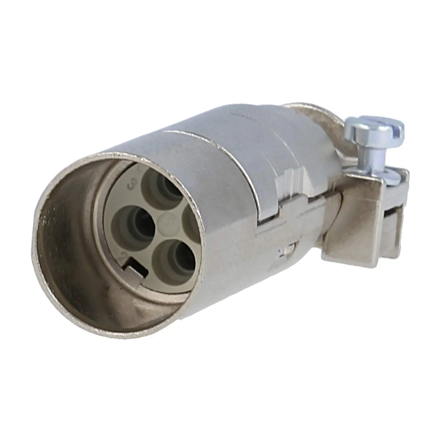 Produktfoto 1 von 09150043013 HARTING Han Quintax Anschluss Stifteinsatz (M) Crimpanschluss, 4-polig+Schirmung 50V, 10A