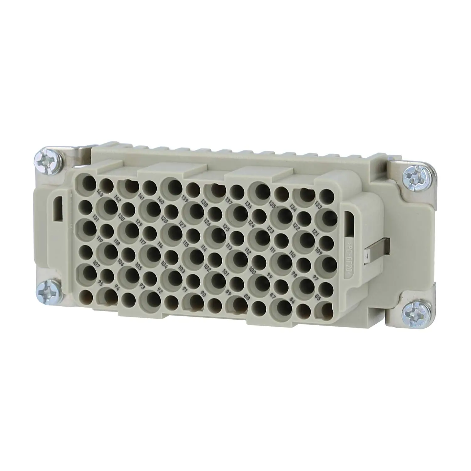 Produktfoto 1 von 09160723111 HARTING Han 72DD Buchseneinsatz (F) Crimpanschluss, 72-polig+PE 250V, 10A