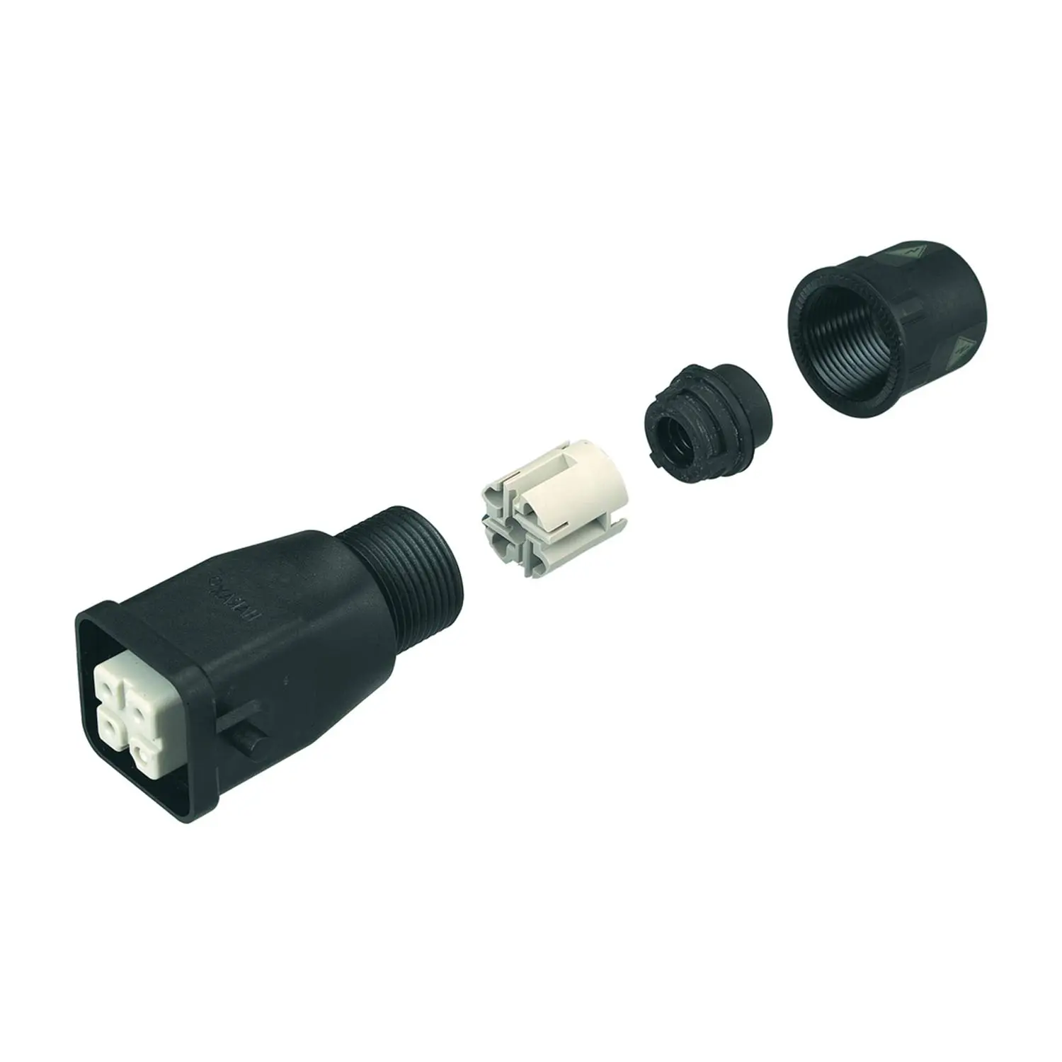Produktfoto 1 von 09200030445 HARTING 3A Buchse/TÜ Harax-Anschluss