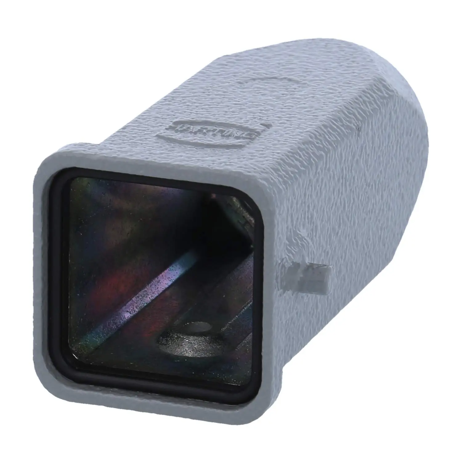 Produktfoto 1 von 09200031443 HARTING Han 3A Tüllengehäuse mit eingeklebter Dichtung, 1xPG11 gerader Kabelabgang, für 1 Bügel (am Unterteil) Verschraubung PG11 Klemmbereich 4,0mm - 10,0mm