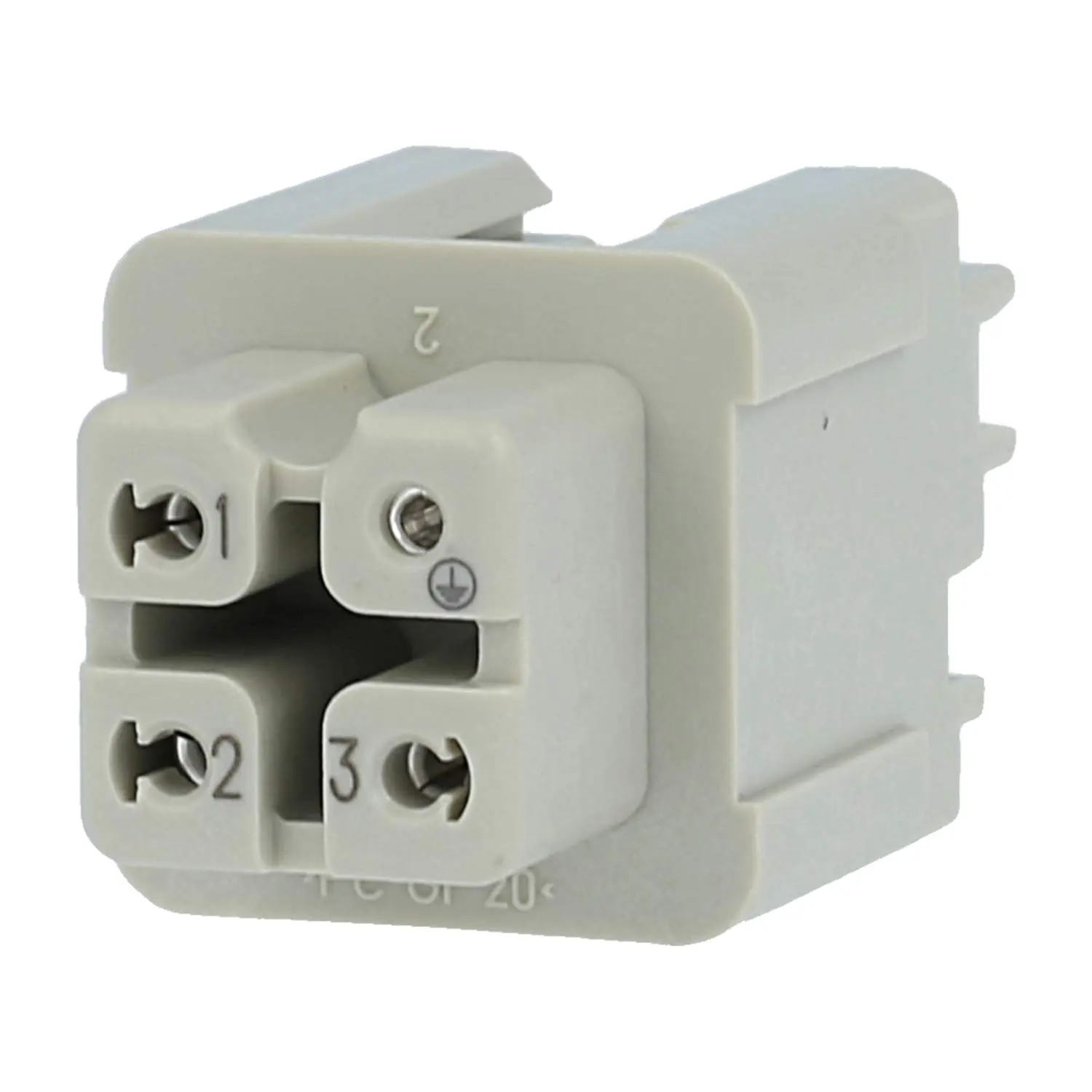 09200032733 HARTING Han 3A Buchseneinsatz (F) Quick-Lock-Anschluss, 3-polig+PE 230V/400V, 10A
