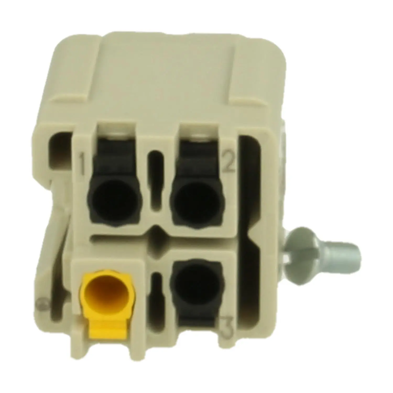 Produktfoto 1 von 09200032734 HARTING Han 3A Buchseneinsatz (F) Quick-Lock-Anschluss, 3-polig+PE 230V/400V, 10A