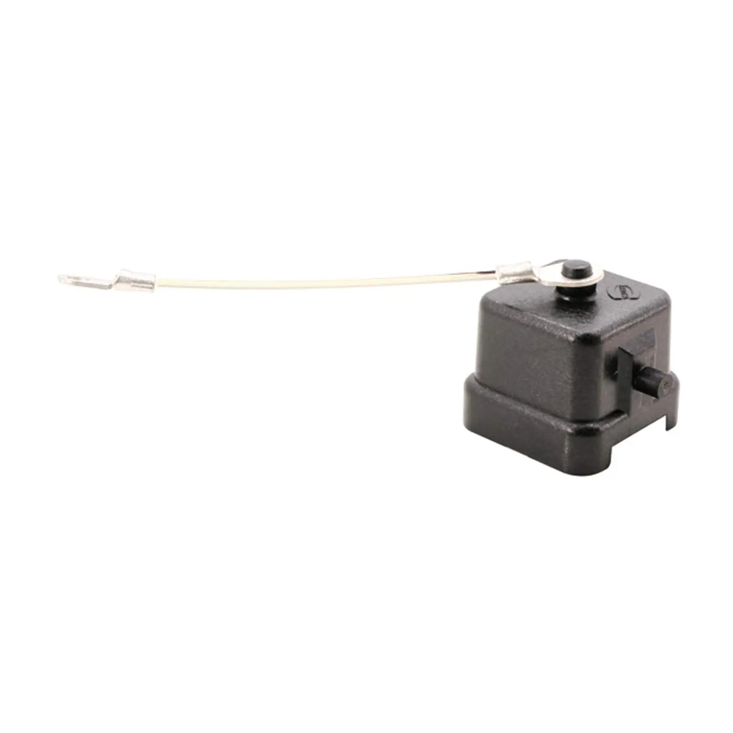 Produktfoto 1 von 09200035449 HARTING Schutzkappe 3A Kunststoff für 1 Bügel am Unterteil Verliersicherung mit kleiner Schlaufe mit montiertem Buchseneinsatz
