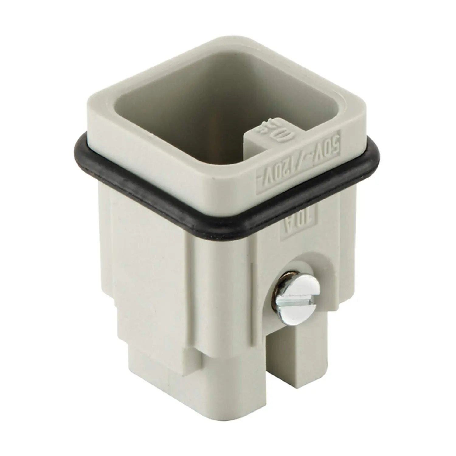Produktfoto 1 von 09210073001 HARTING Han 7D Stifteinsatz (M) Crimpanschluss, 7-polig+PE AC 50V / DC 120V, 10A